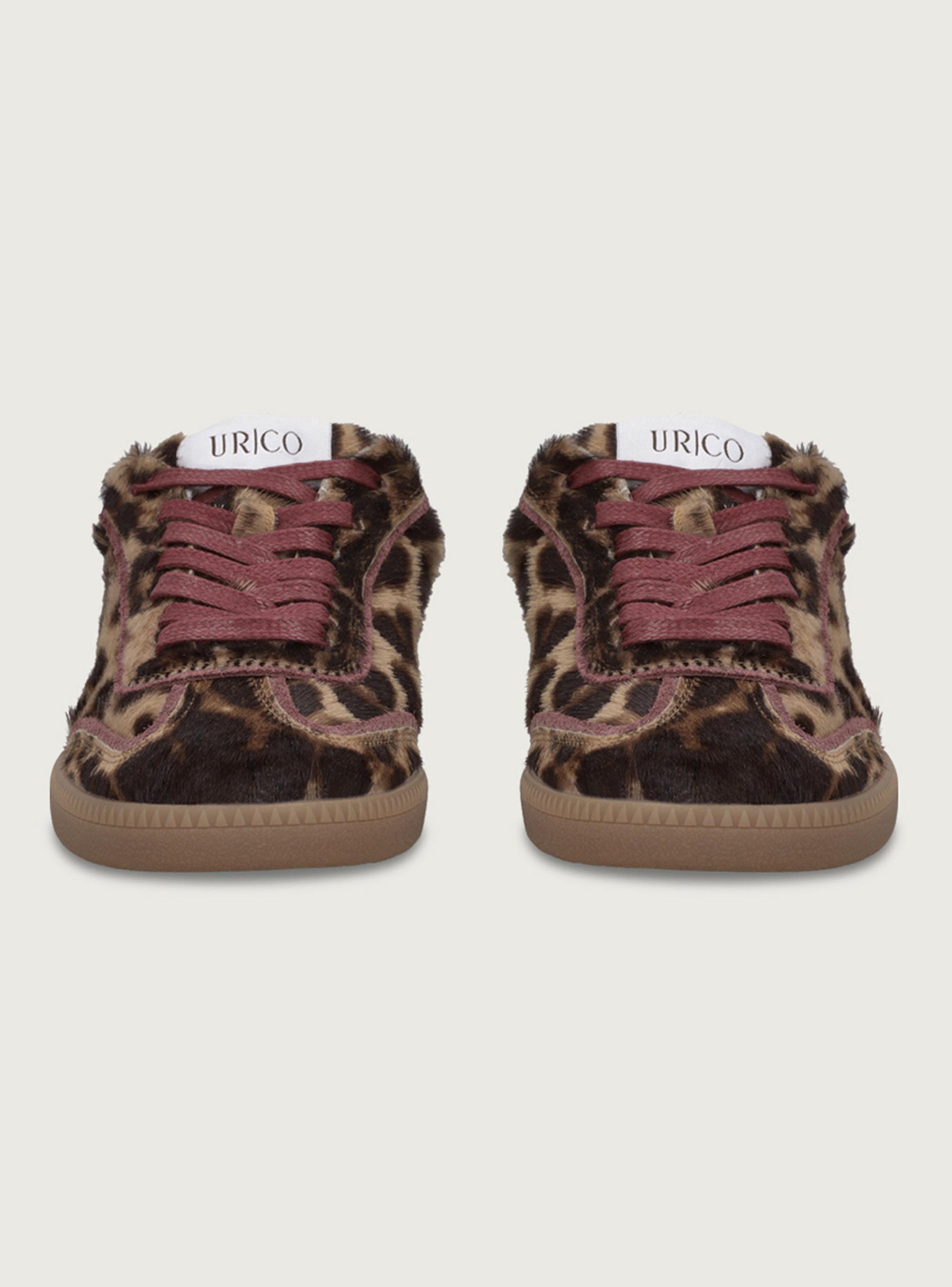 Zapatilla Urbana Animal Print Groove Cuero Mujer-2