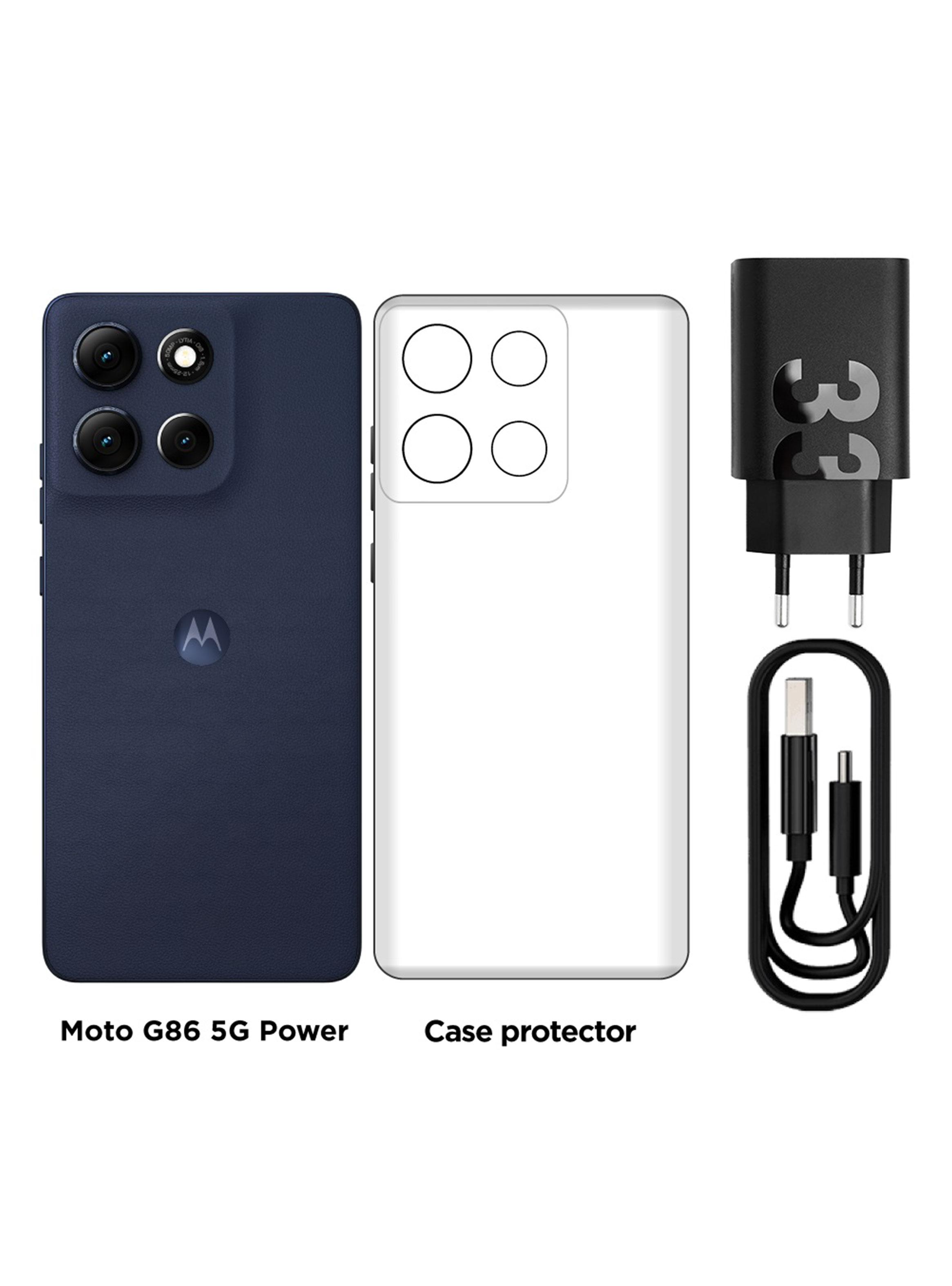 Smartphone Moto G86 Power 5G 256GB 6.67' Azul Liberado-3