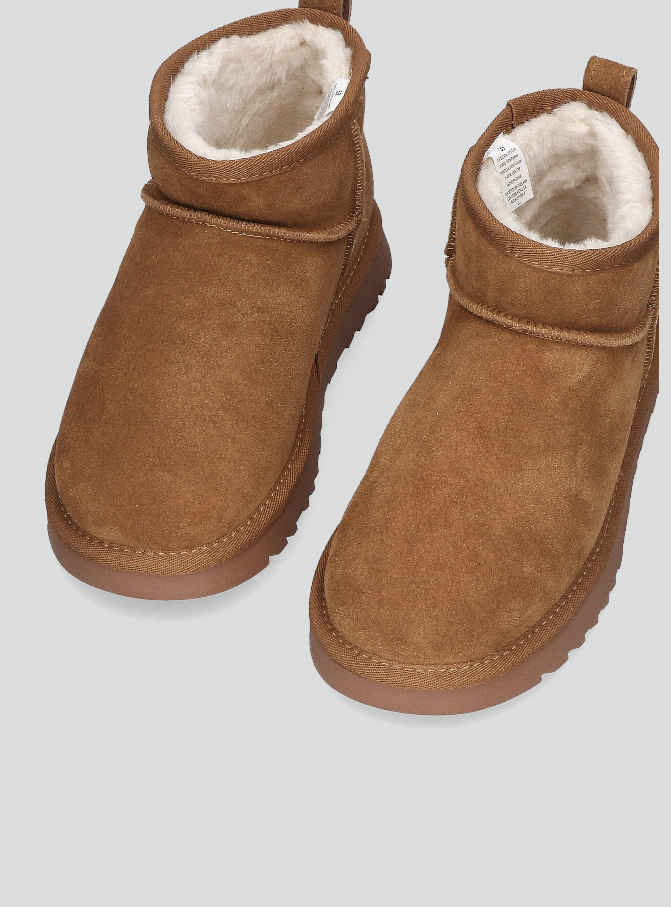 Pantubota de Cuero con Forro Mujer-2