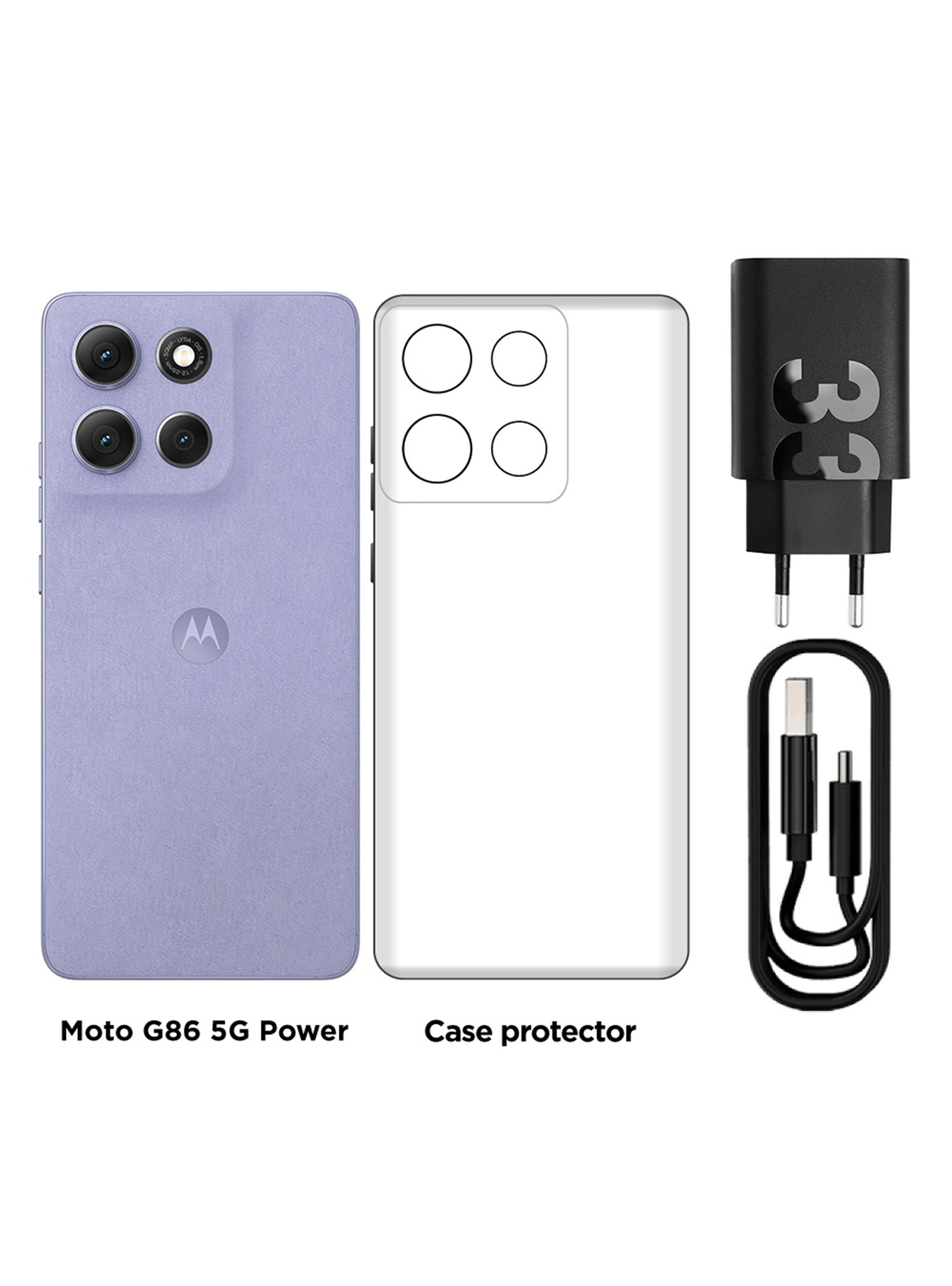 Smartphone Moto G86 Power 5G 256GB 6.67 Lila Liberado-3
