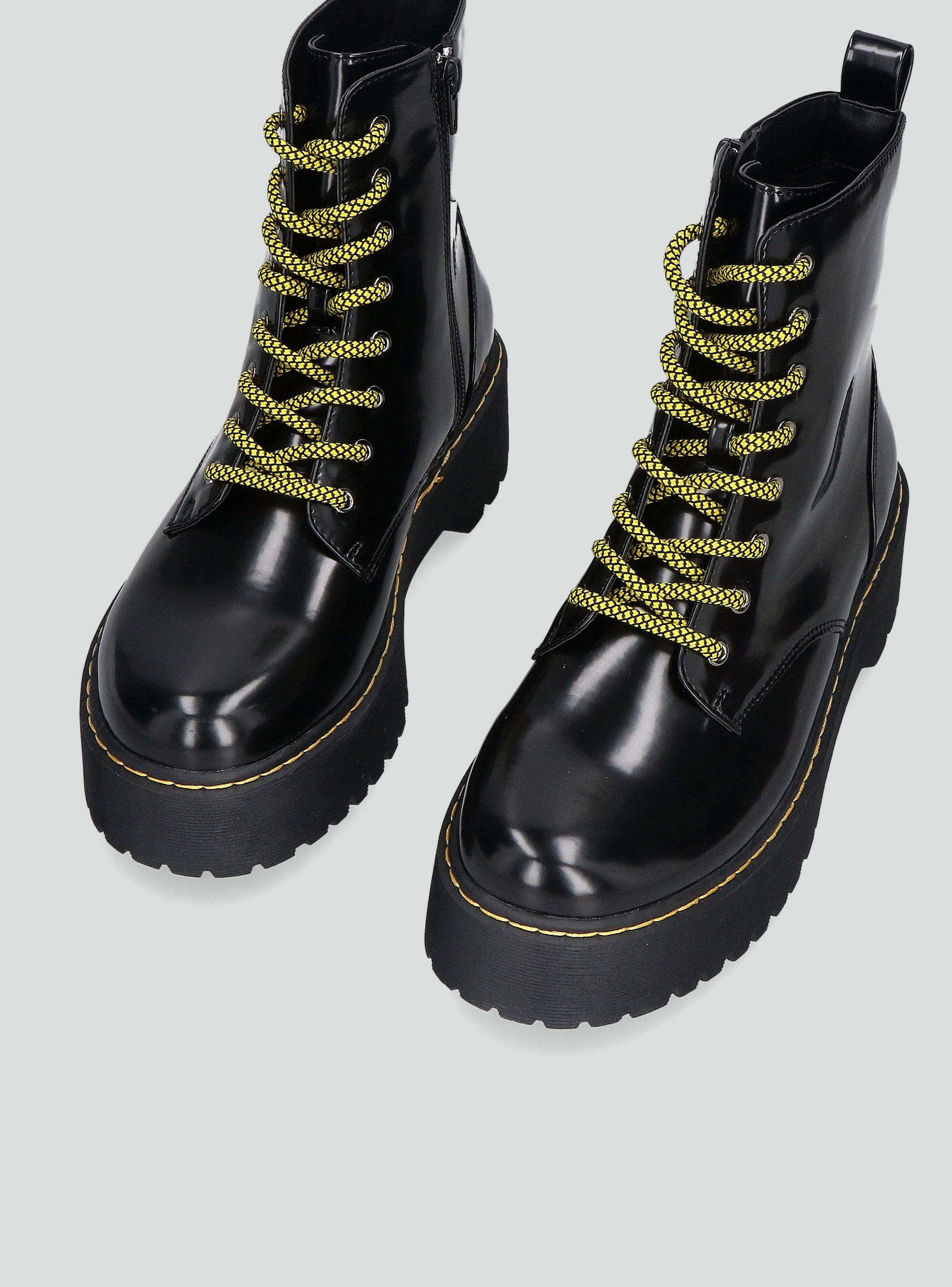 Bototo Plataforma Cordones Mujer-3