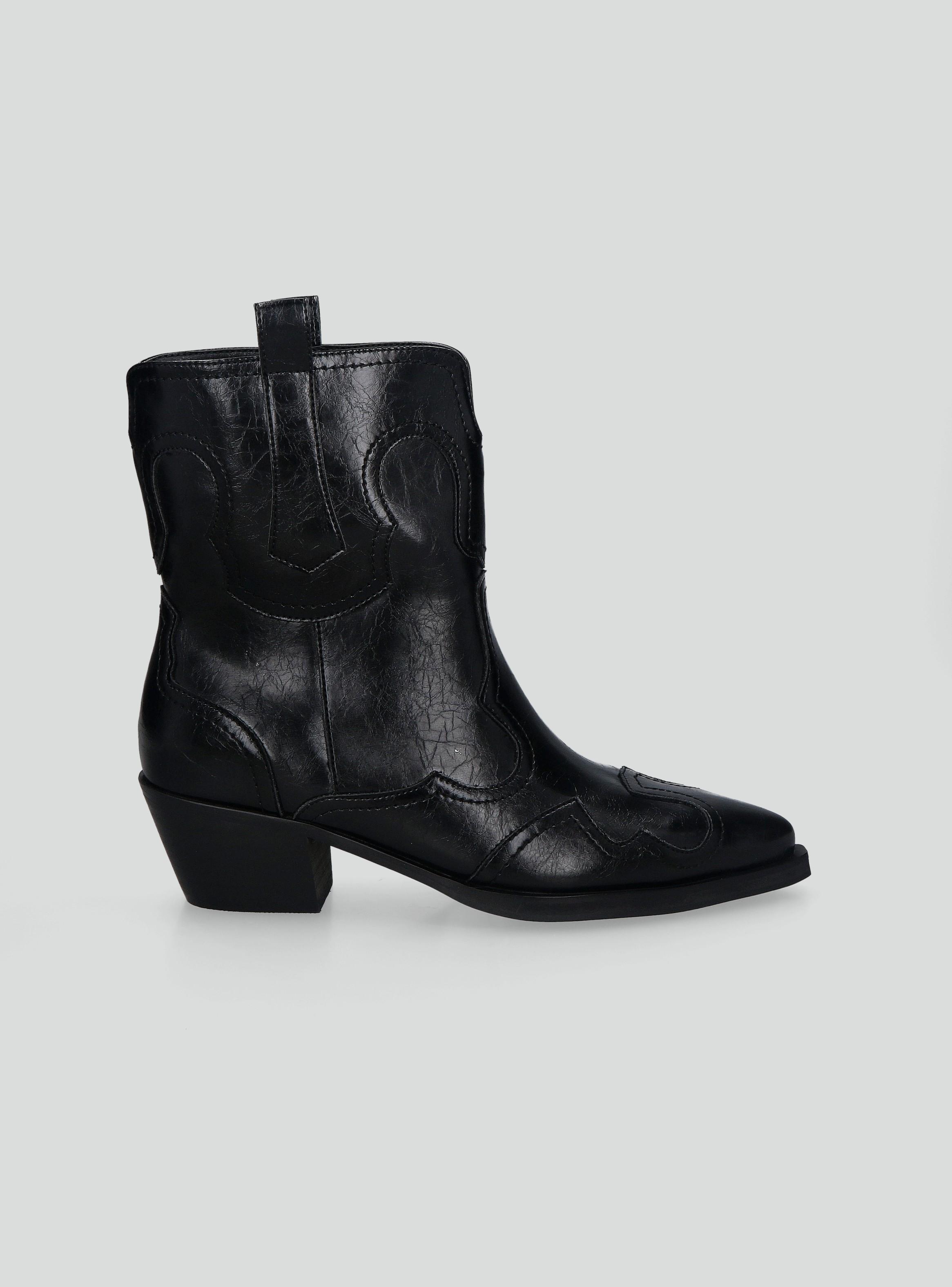 Bota Vaquera con Bordado Mujer-1