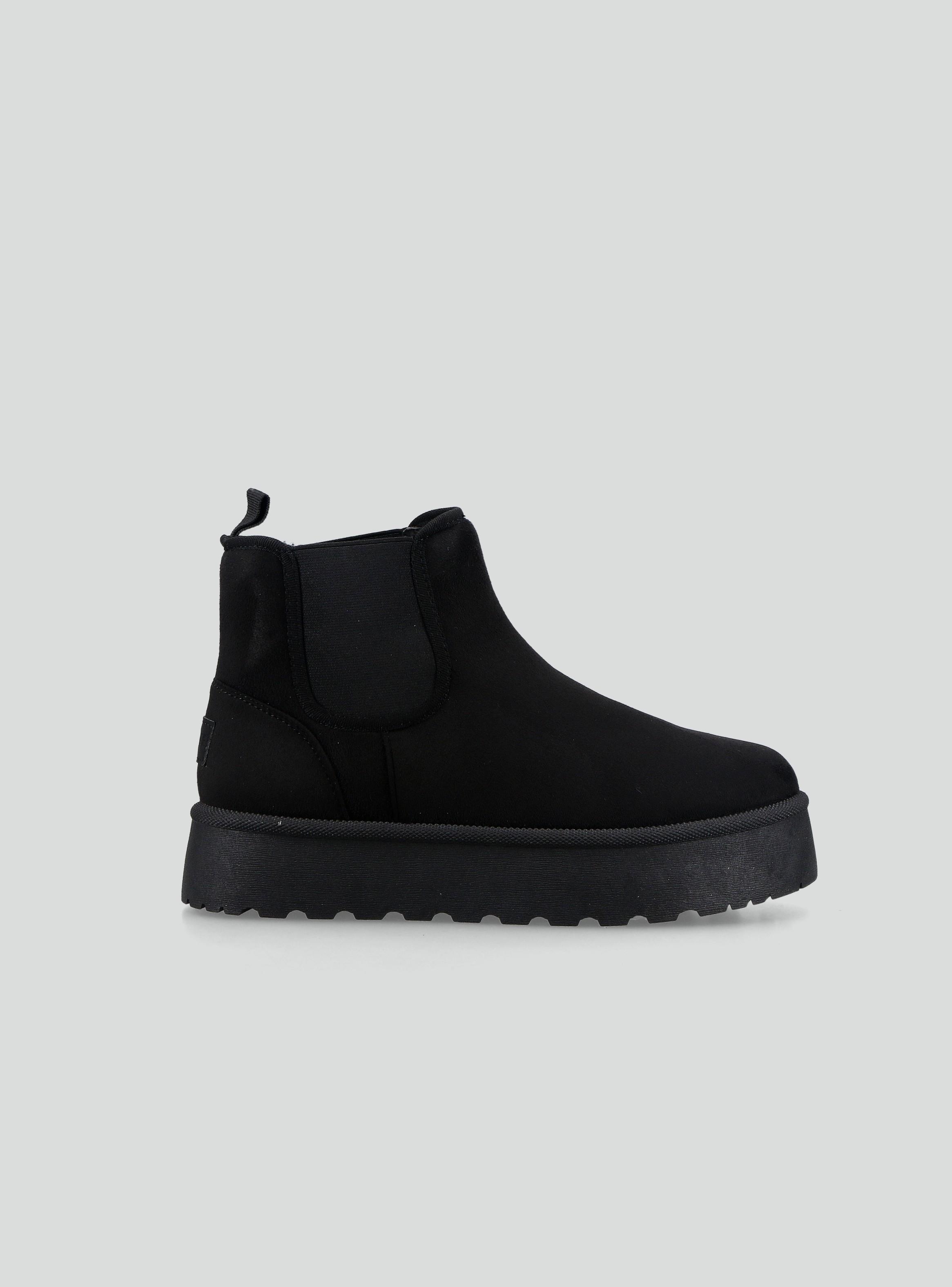 Pantubota Elástico Plataforma con Botón Mujer-1