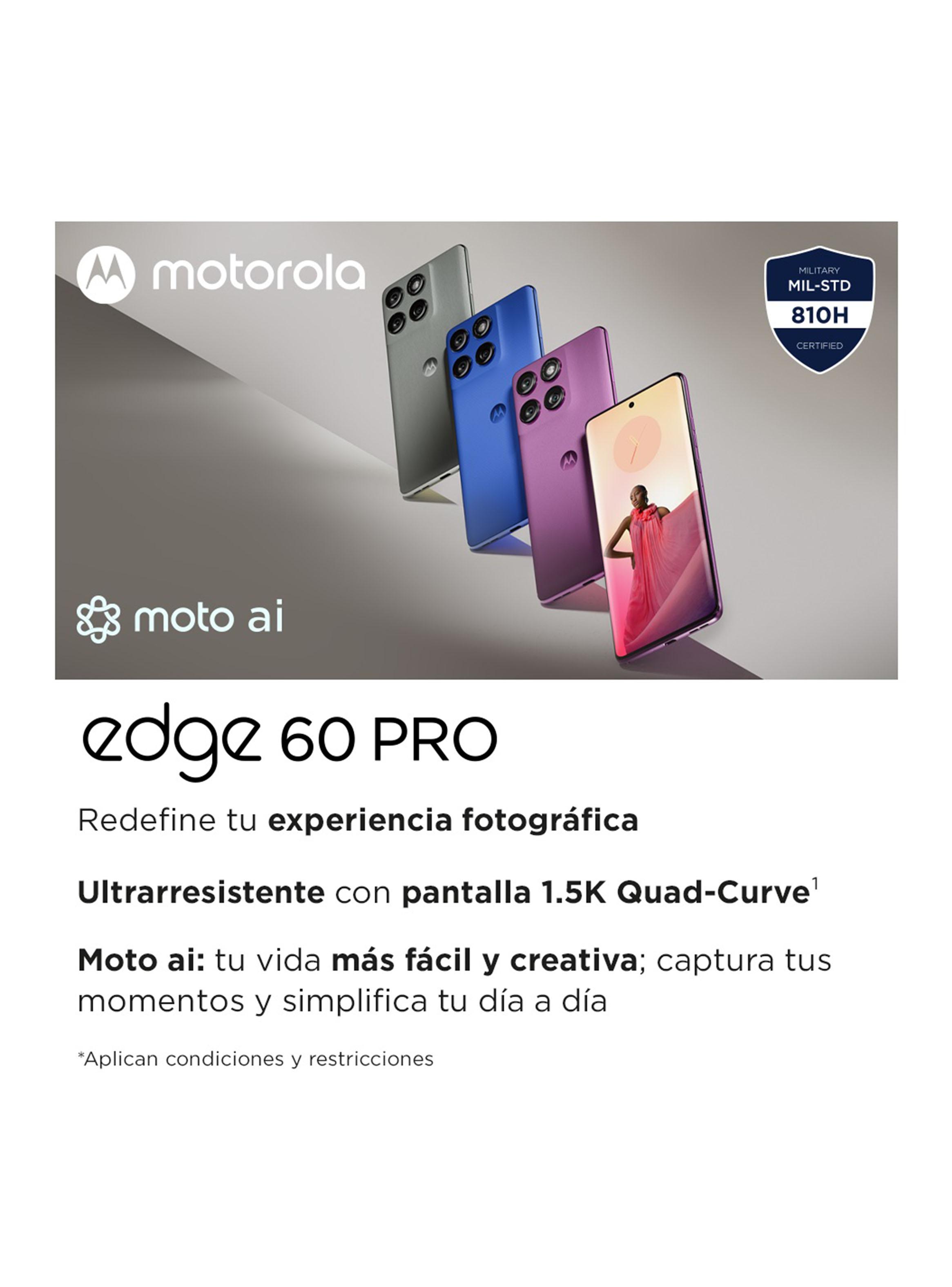 Smartphone Edge 60 Pro 5G 512GB 6.67' Azul Liberado-3