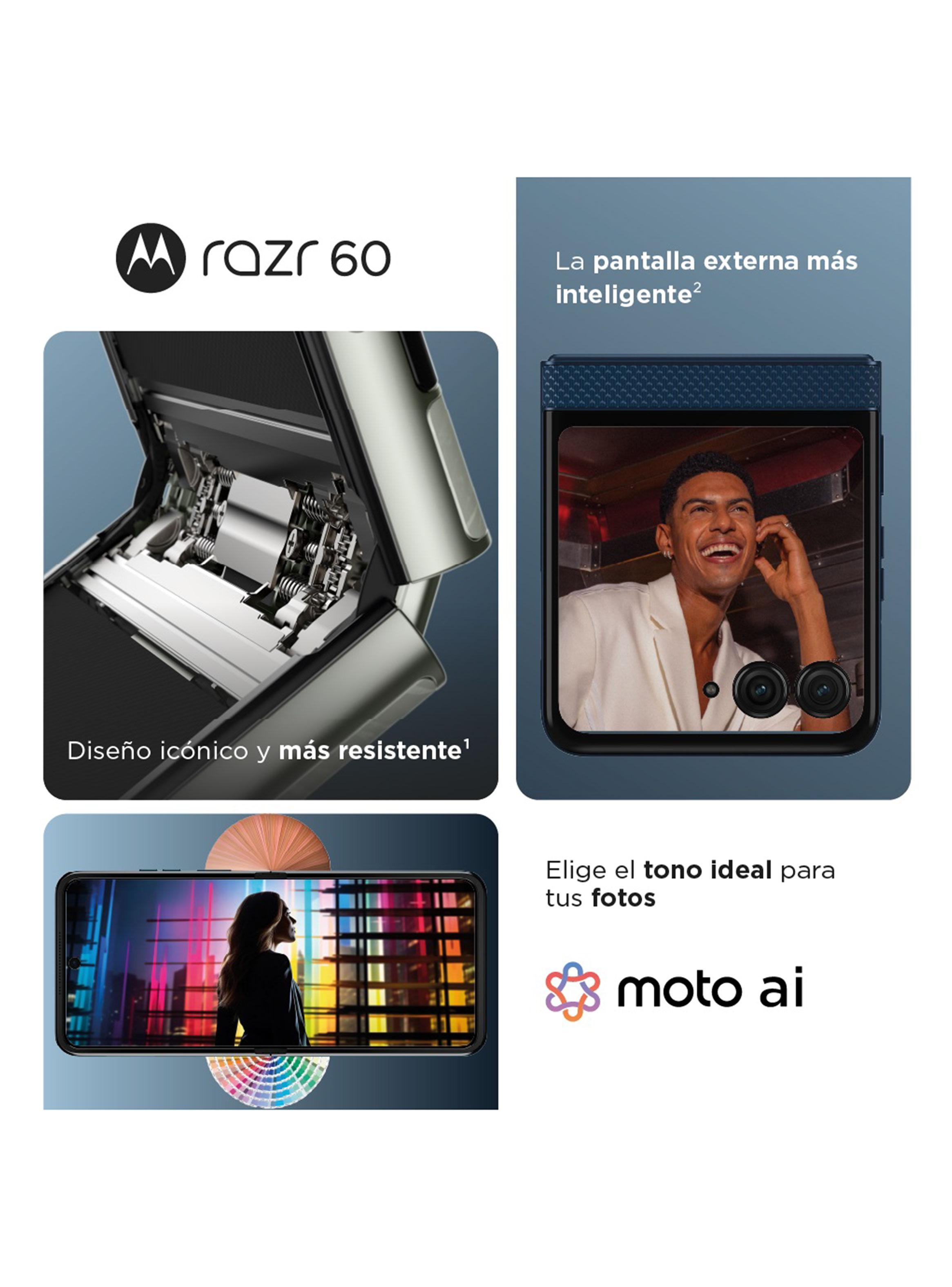 Smartphone Razr 60 5G 512GB 6.9' Azul Liberado-2