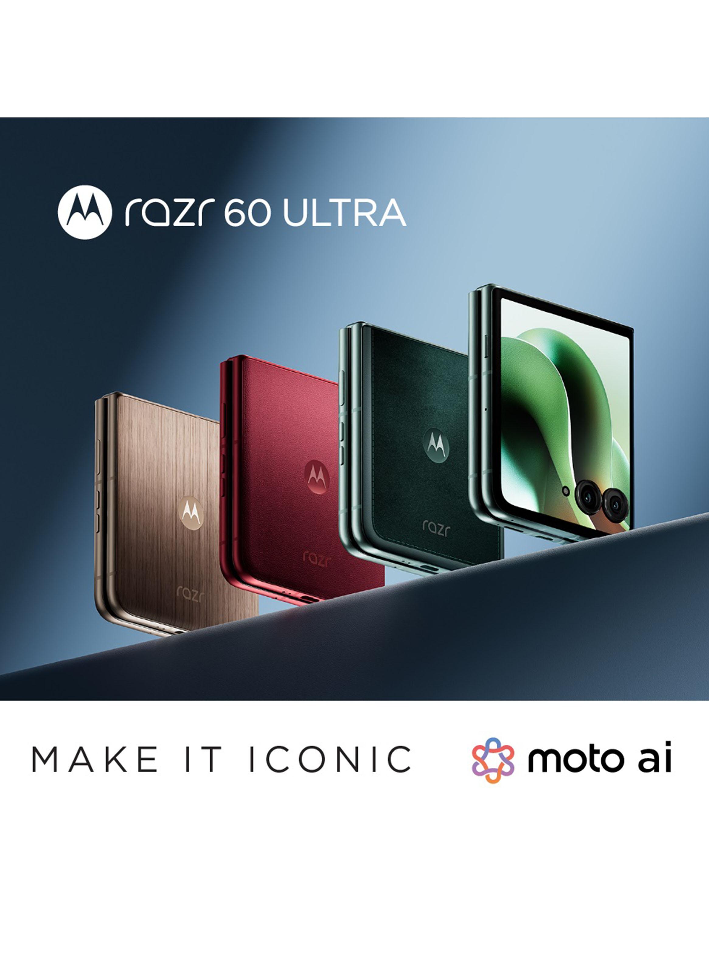 Smartphone Razr 60 Ultra 5G 1TB 6.9' Verde Liberado-3