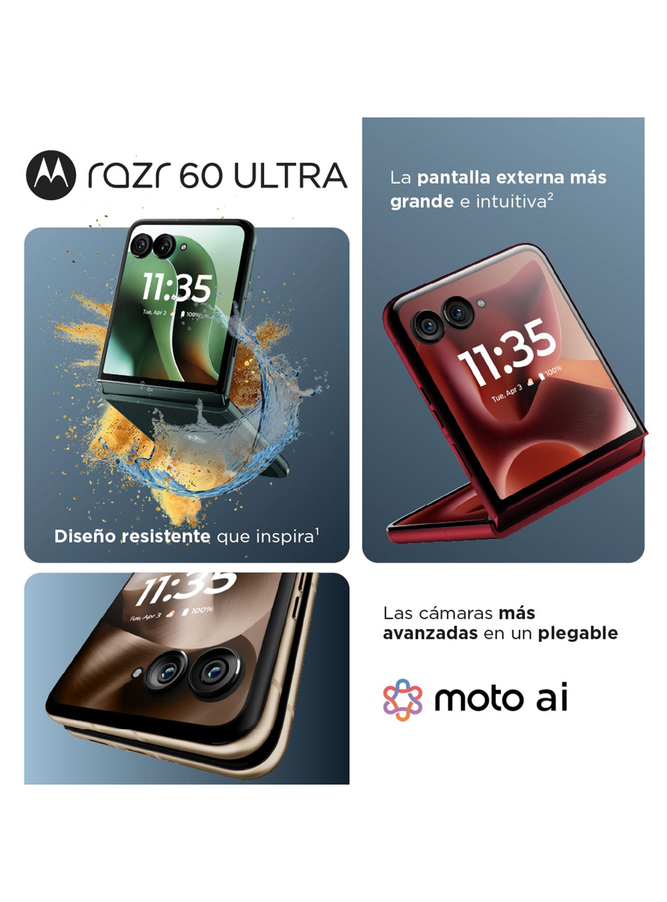 Smartphone Razr 60 Ultra 5G 1TB 6.9' Verde Liberado-3