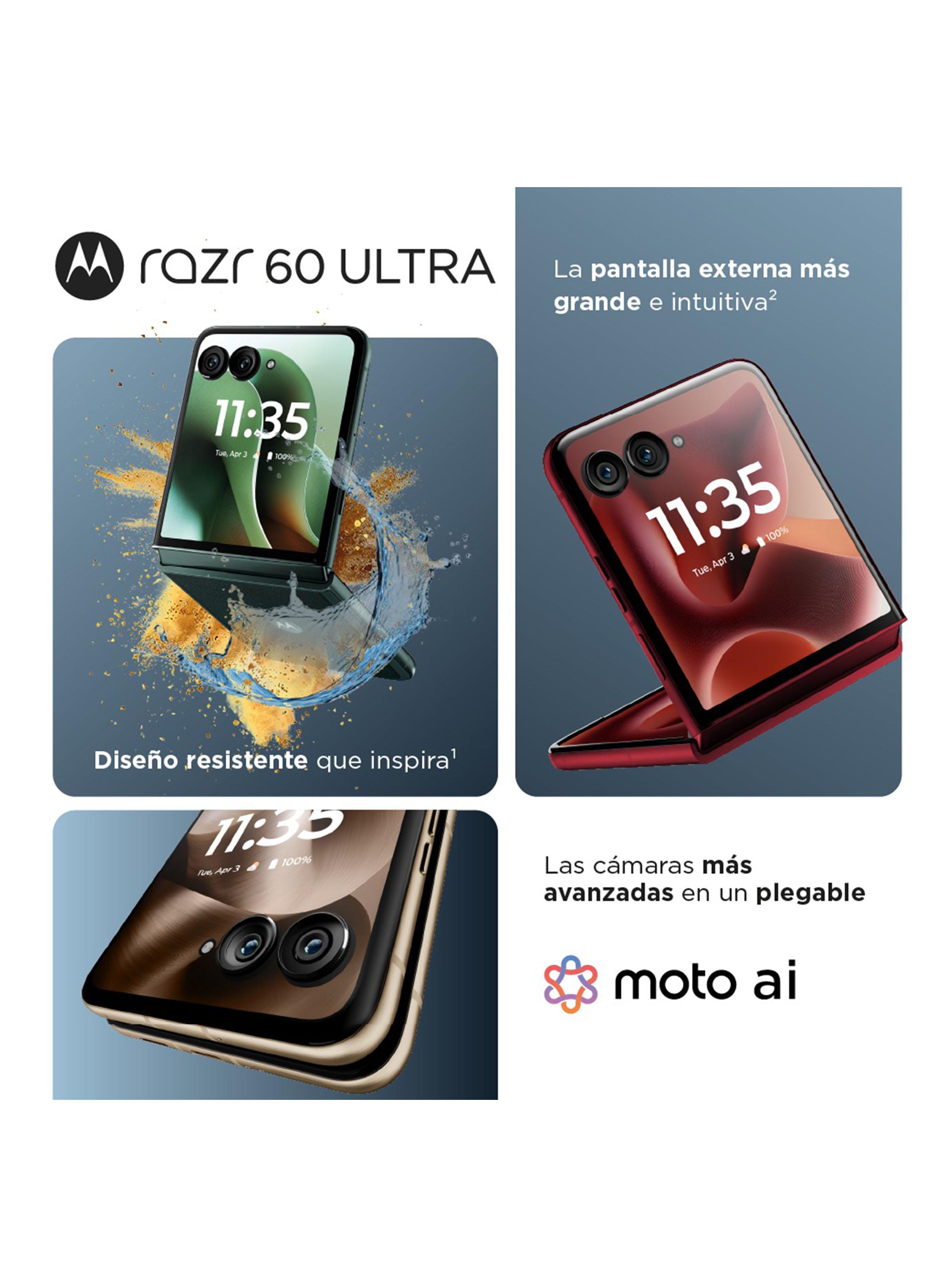 Smartphone Razr 60 Ultra 5G 1TB 6.9' Rojo Liberado-3