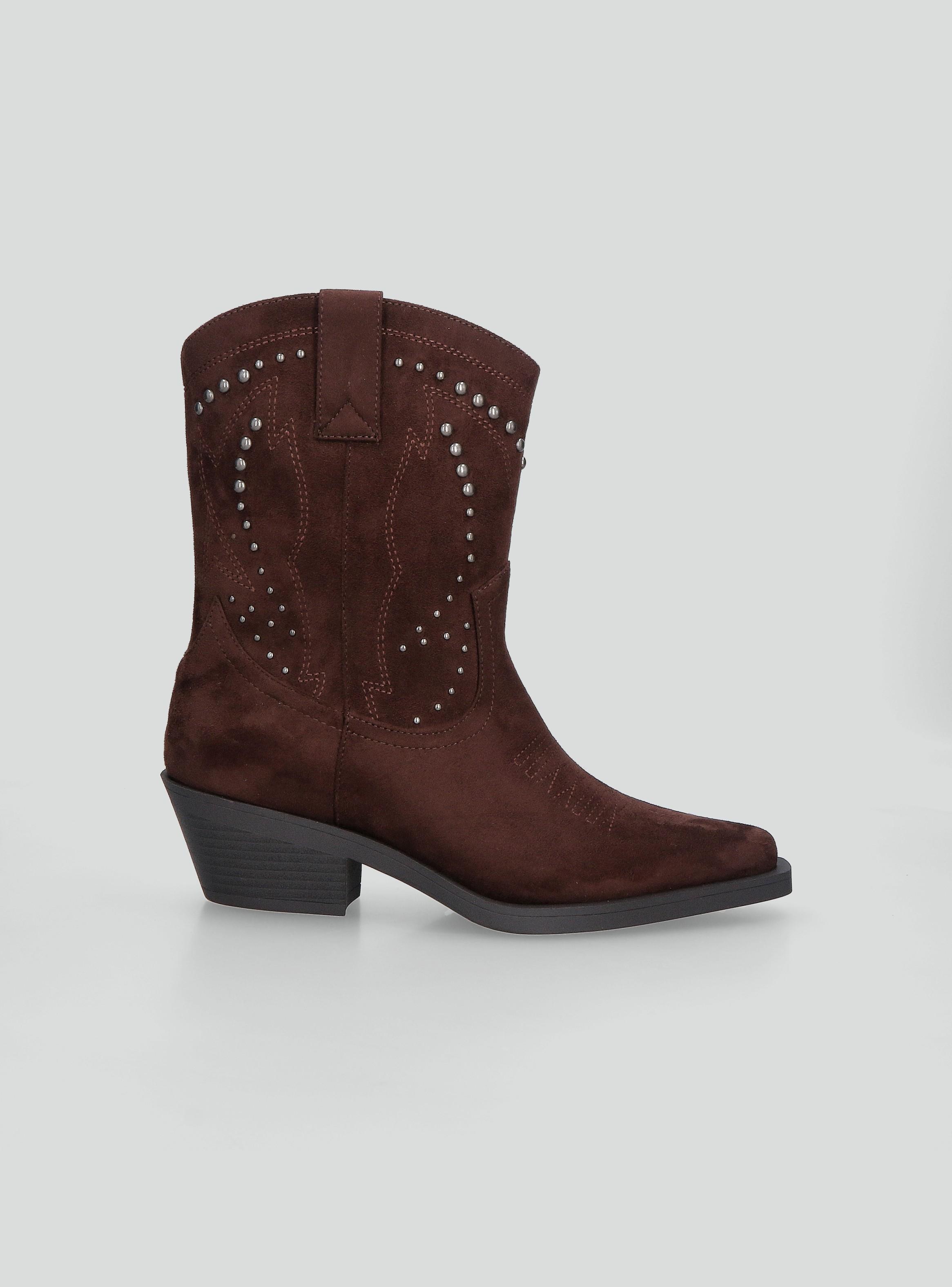 Botín Estilo Vaquero  Mujer-2