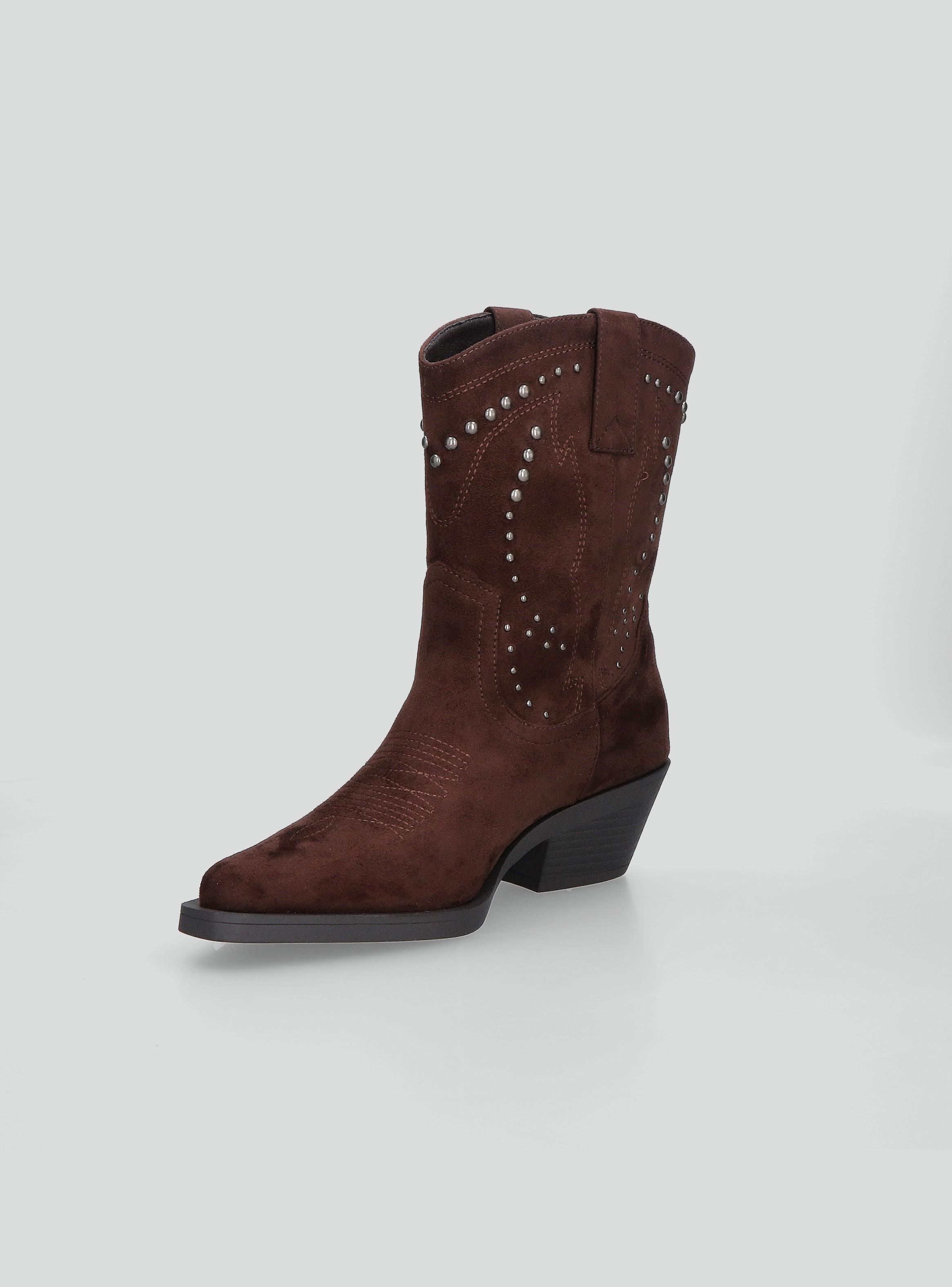 Botín Estilo Vaquero  Mujer-3