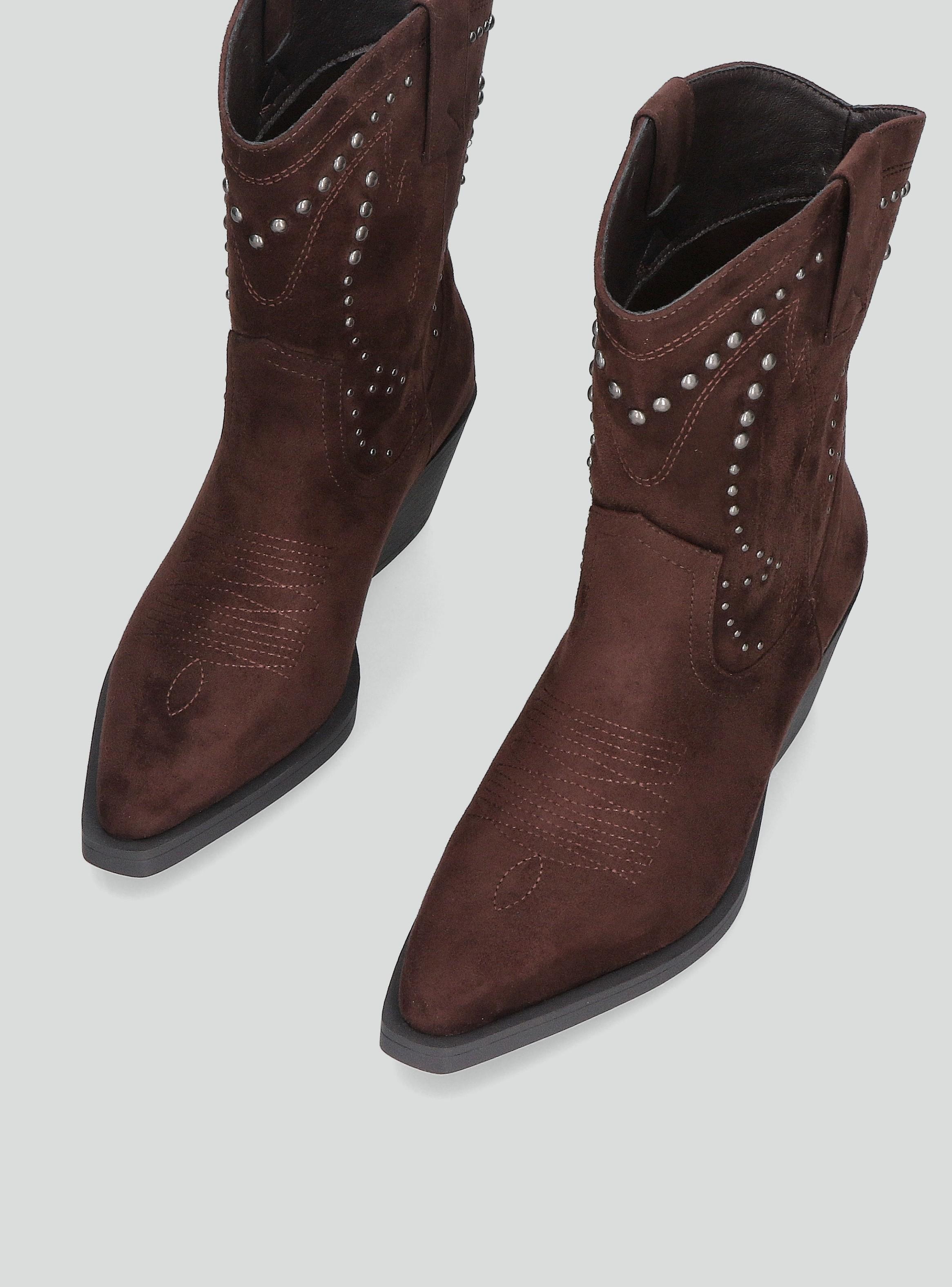 Botín Estilo Vaquero  Mujer-4