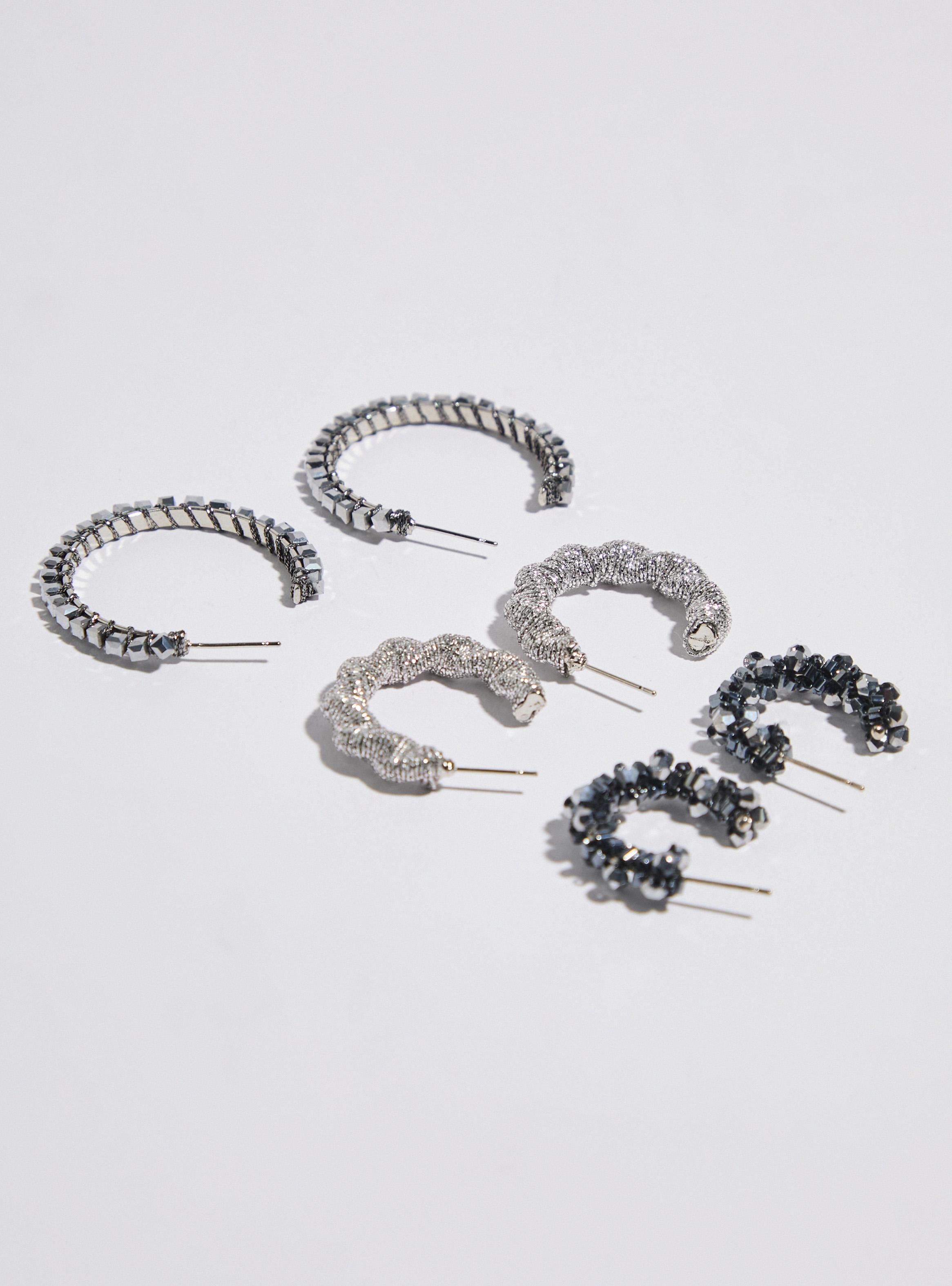 Aros Argollas Diseño Metalizado-2