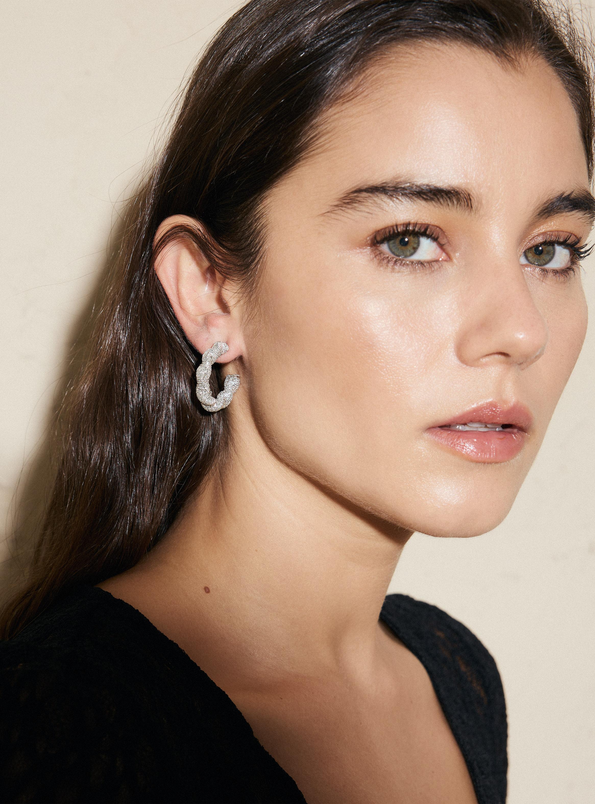 Aros Argollas Diseño Metalizado-3