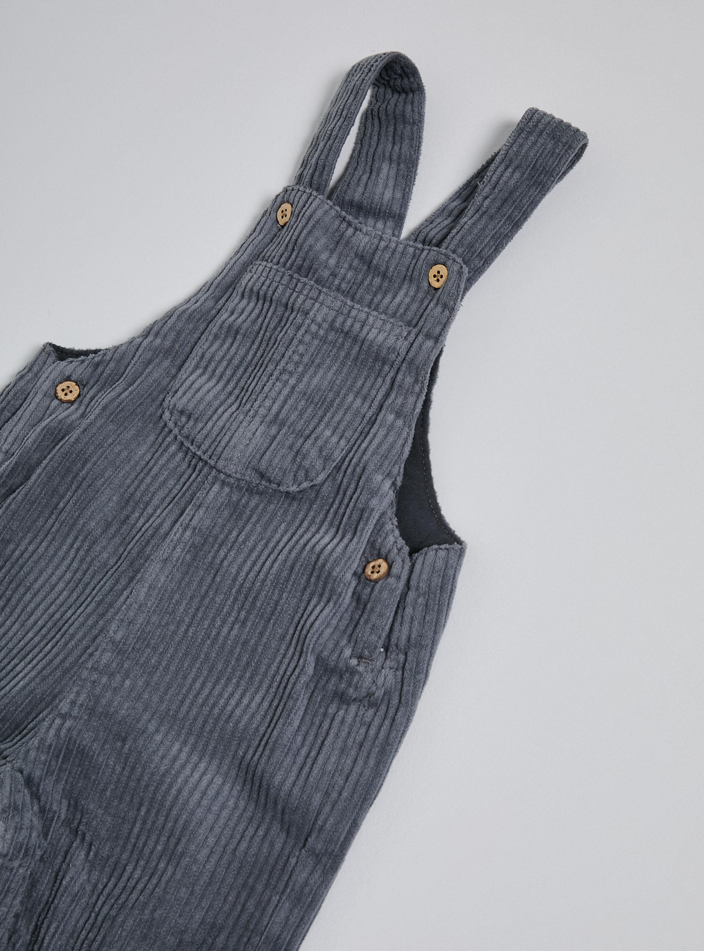 Jardinera con Bolsillo en el Frente de Cotelé-3