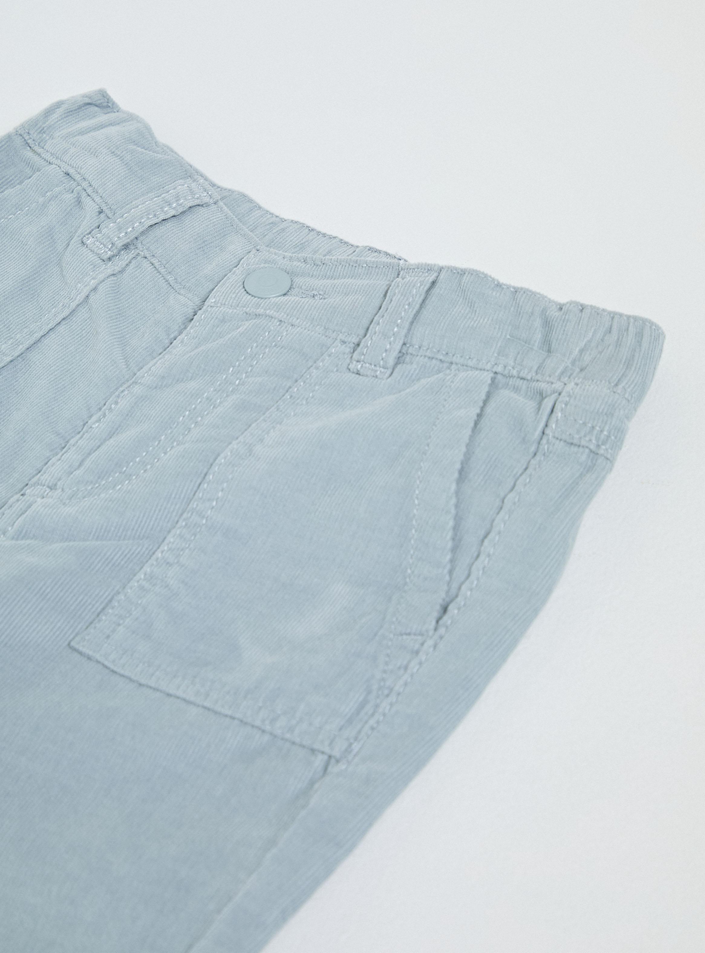 Pantalón Liso Wide Fit Niña-3