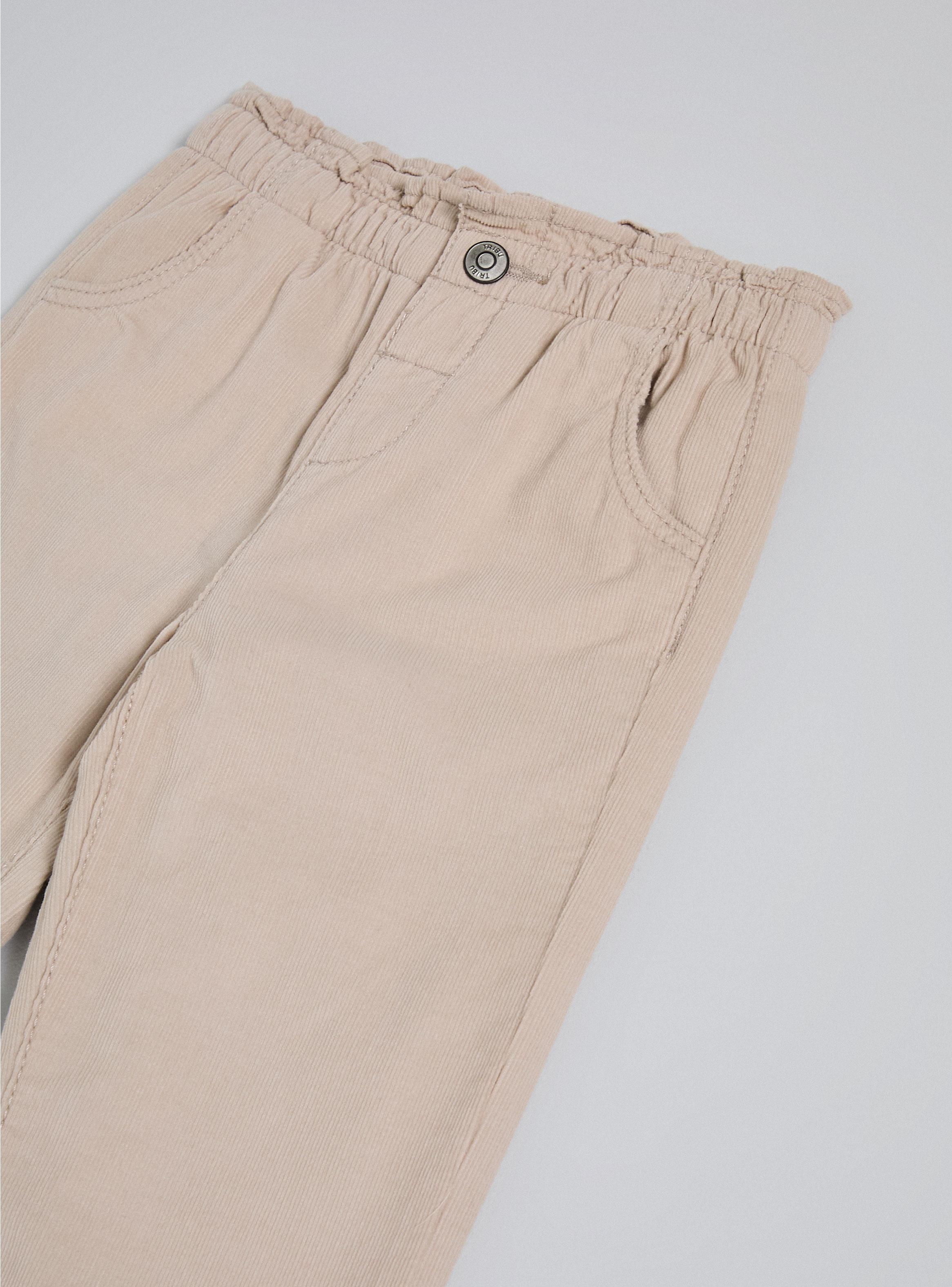 Pantalón Paper Bag Arrugado en Cintura-3