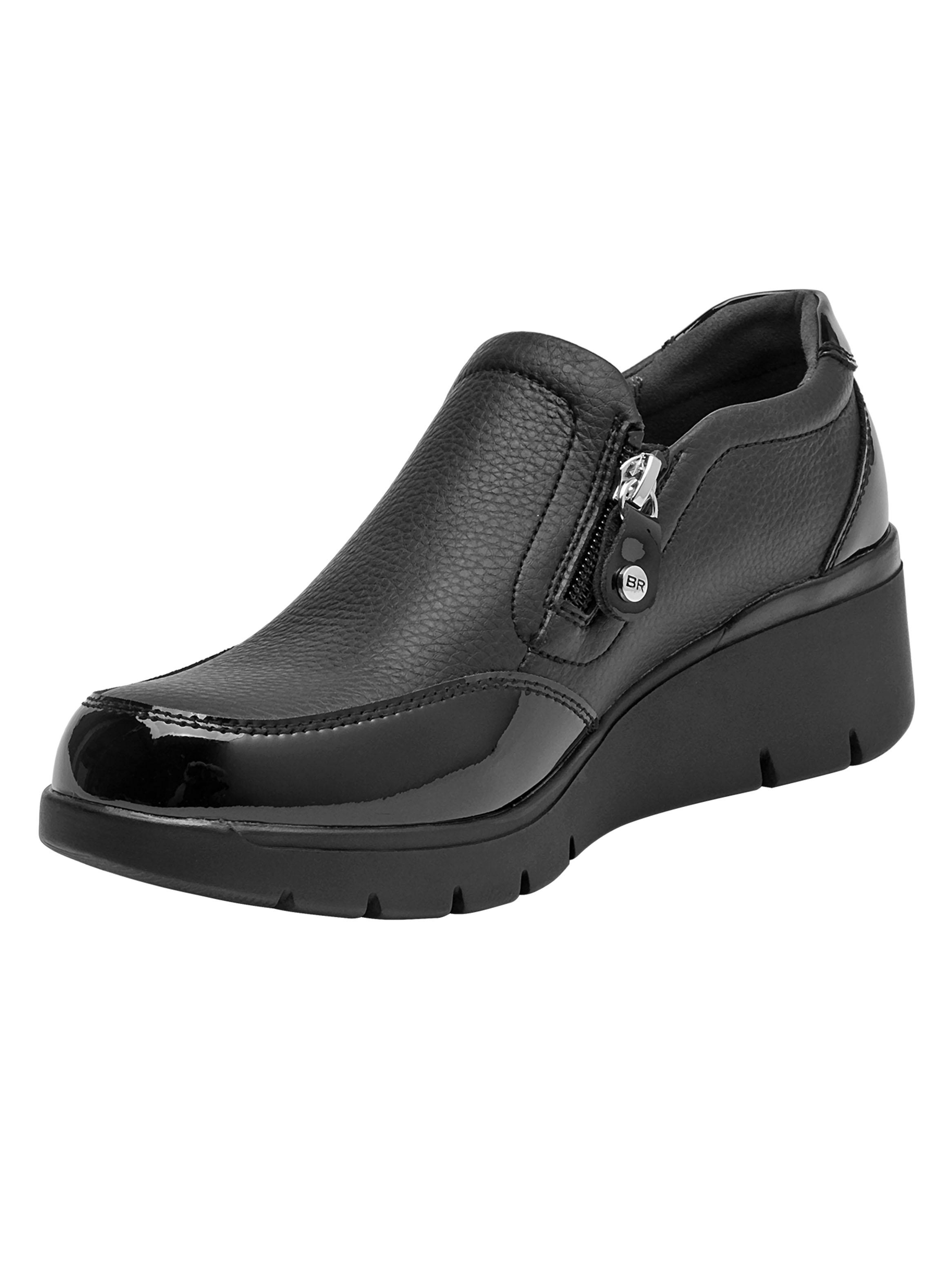 Zapato Casual Cuero Brm0151 Taco Chino Mujer-2