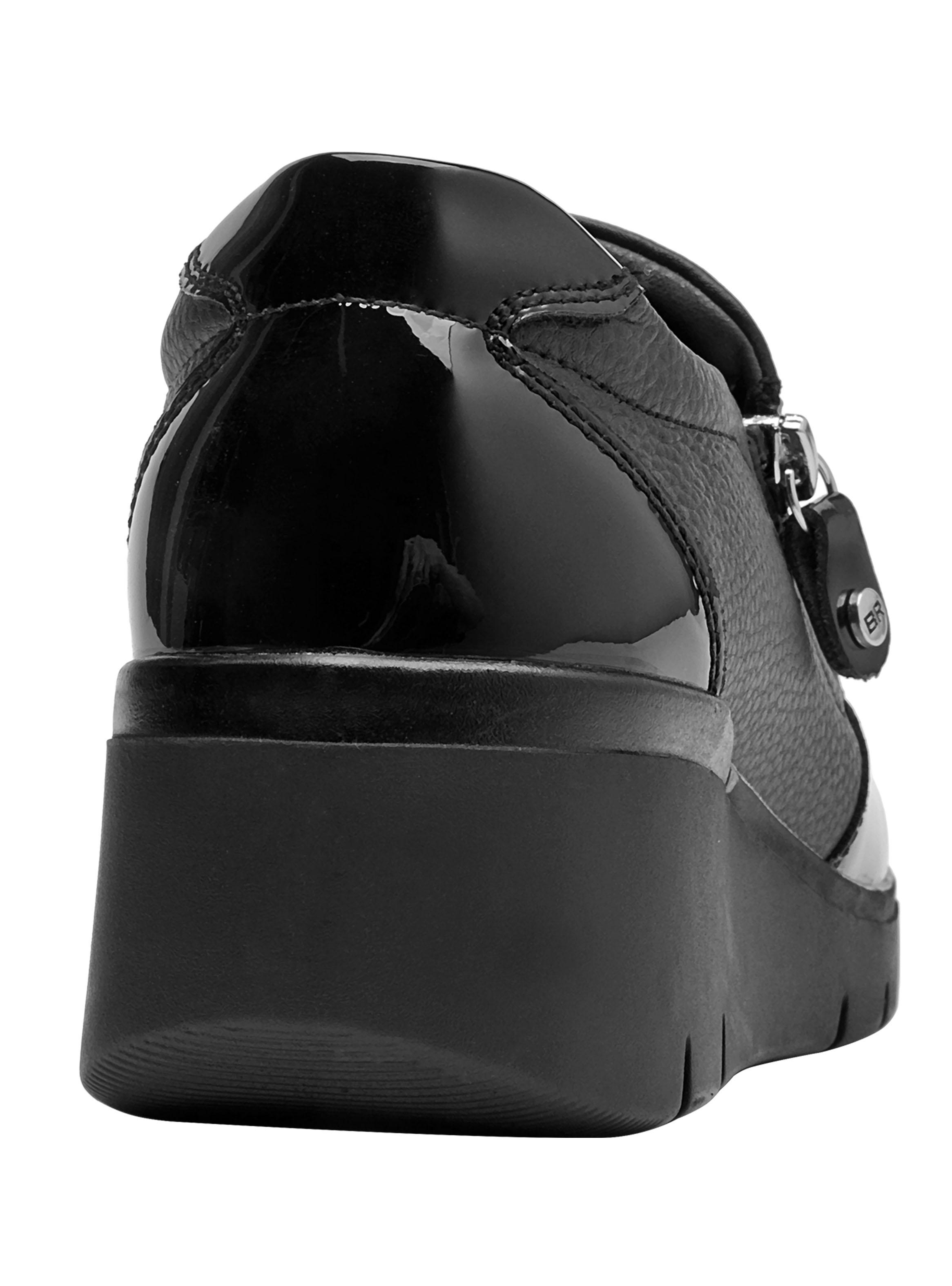 Zapato Casual Cuero Brm0151 Taco Chino Mujer-4