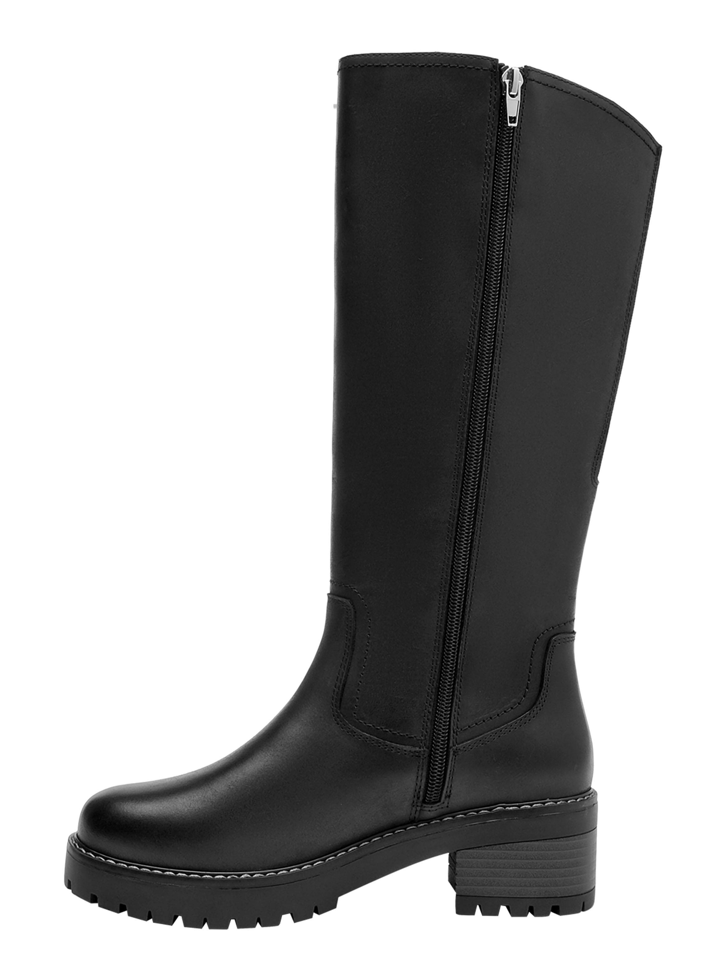 Bota Brm0205 Larga Lisa Cuero Mujer-2