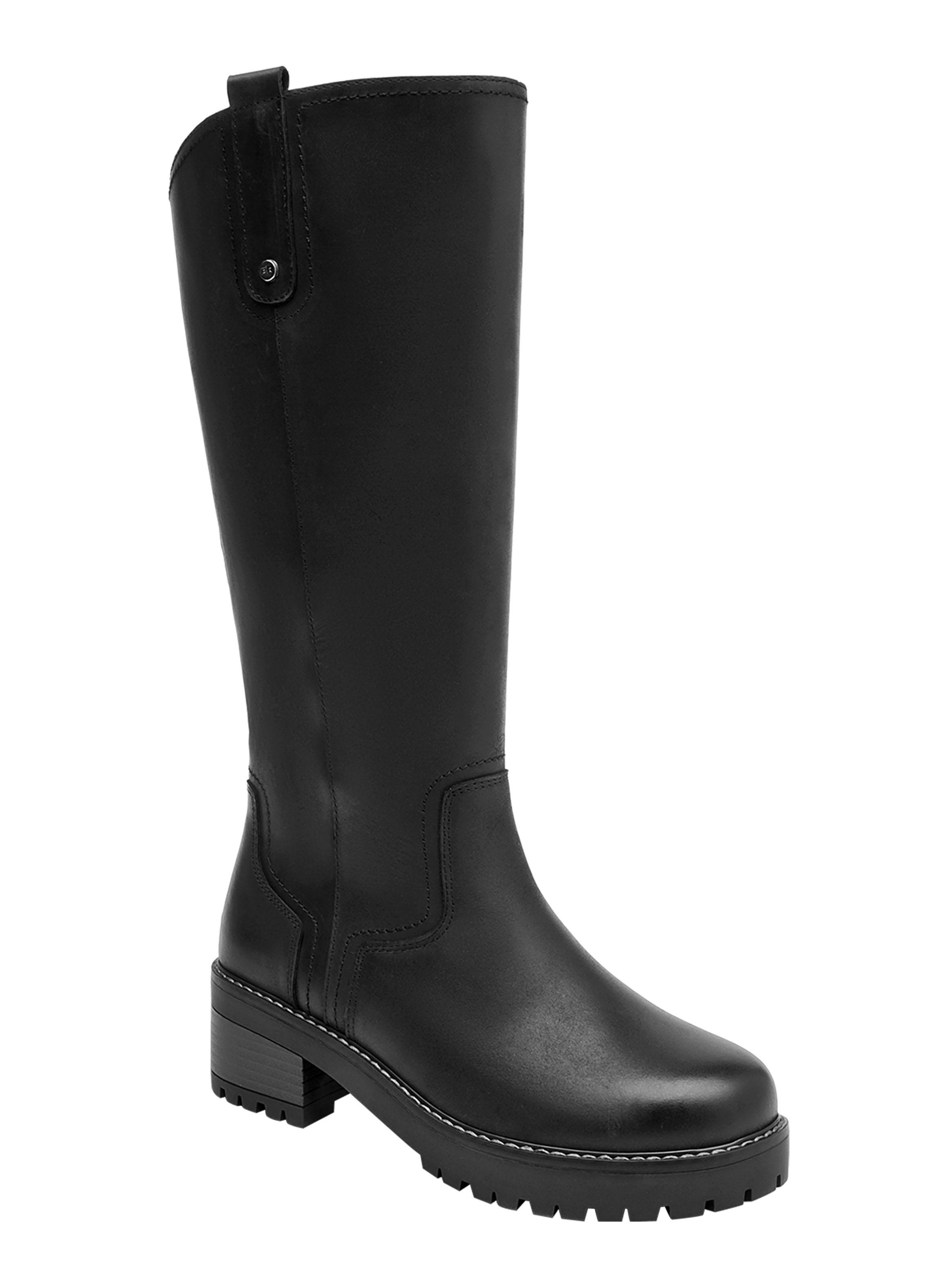 Bota Brm0205 Larga Lisa Cuero Mujer-1