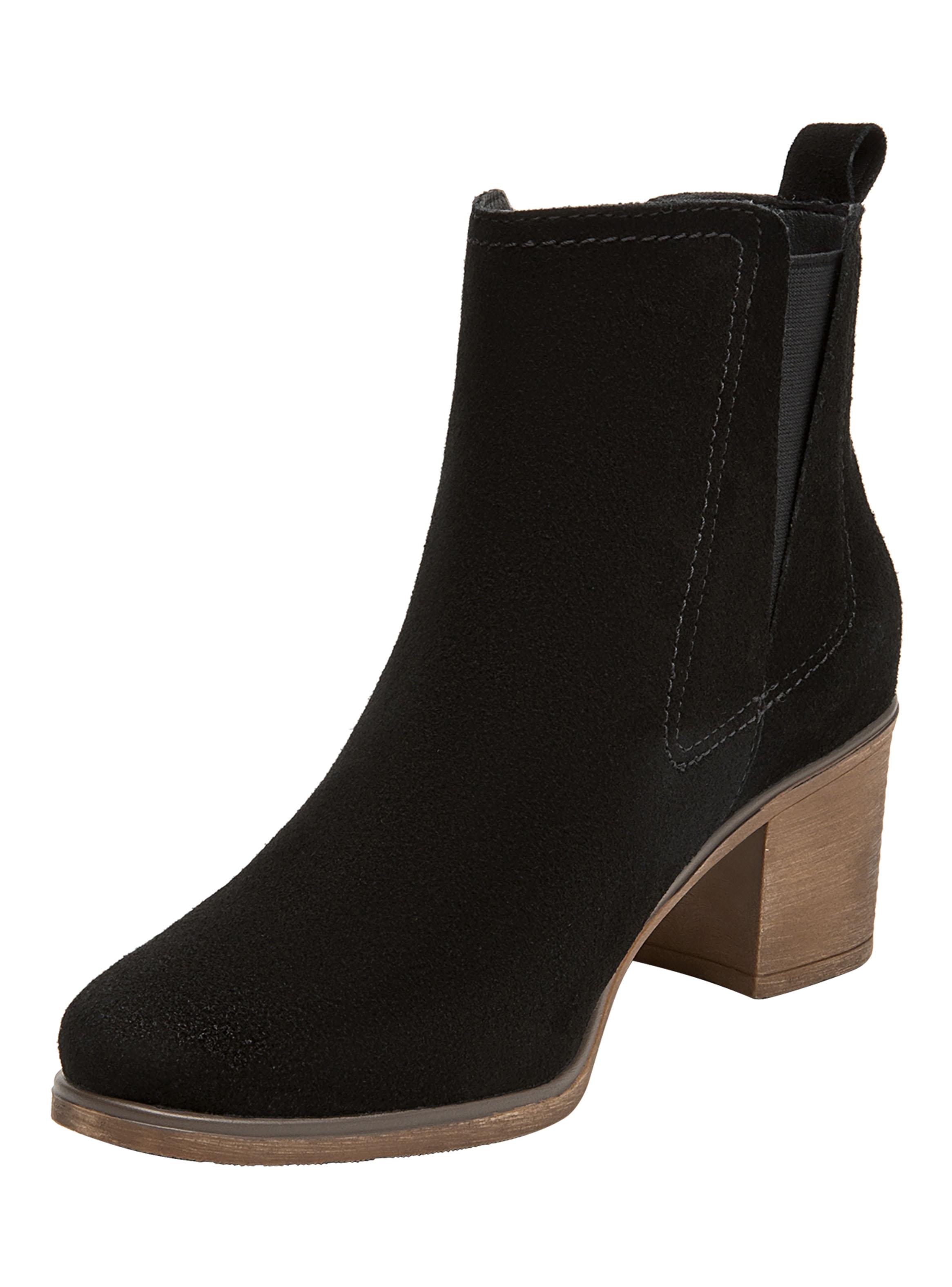 Botín Taco Alto Cuero Brm0268 Mujer-3