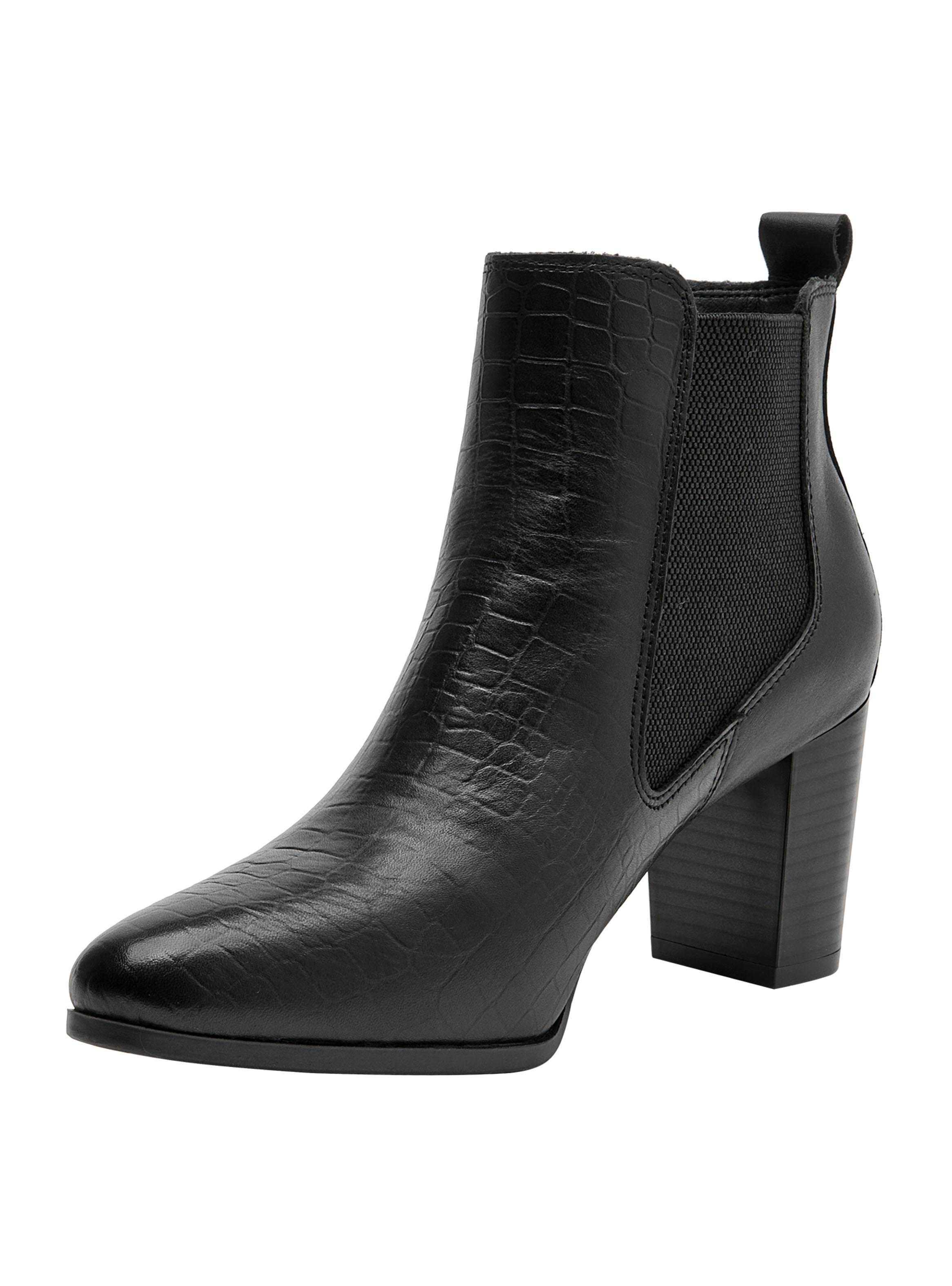 Botín Brm0305 Cuero Puntera Fina y Taco Alto Mujer-3