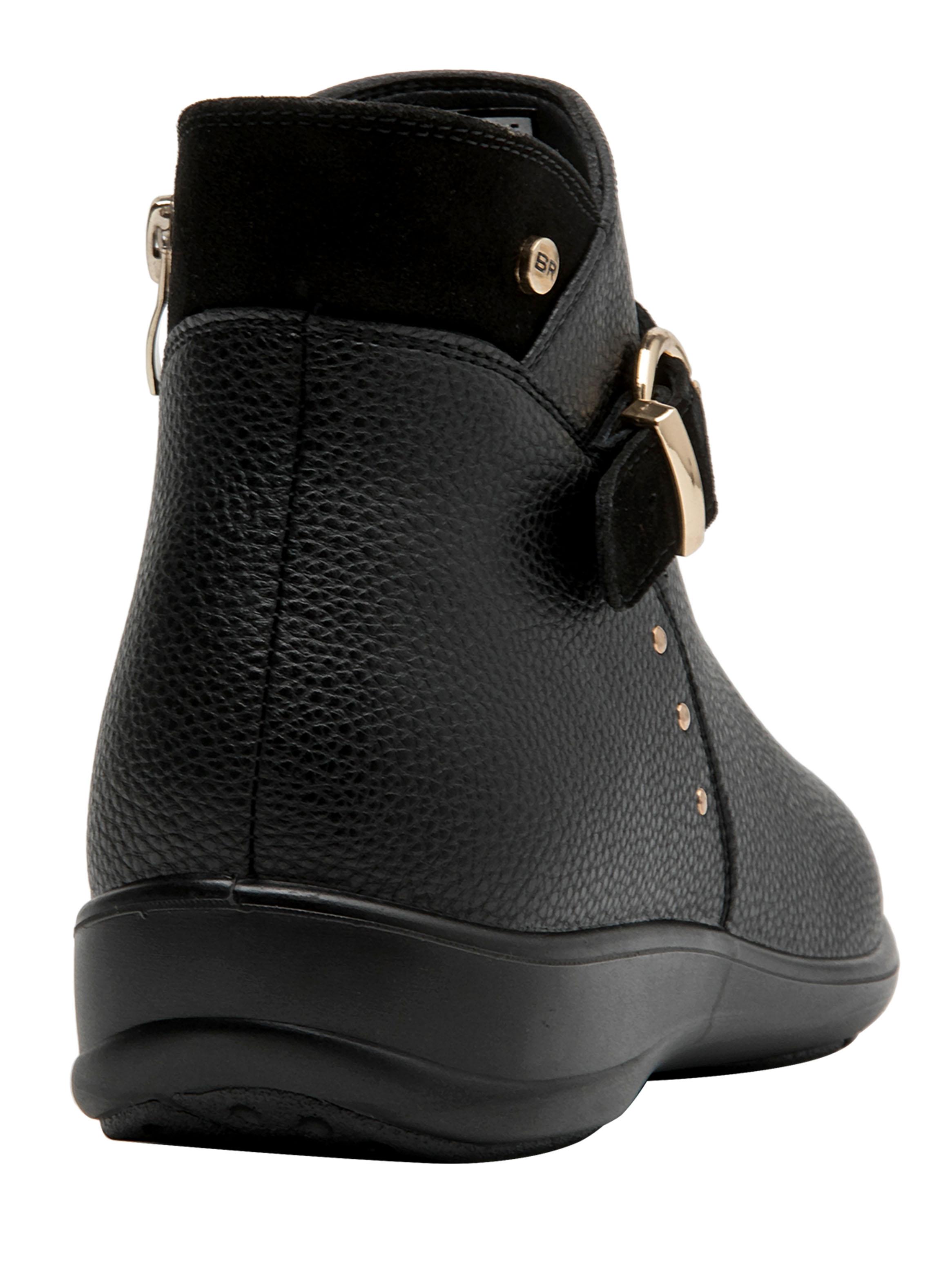 Botín Caña Baja Brm0315 Cuero Mujer-4