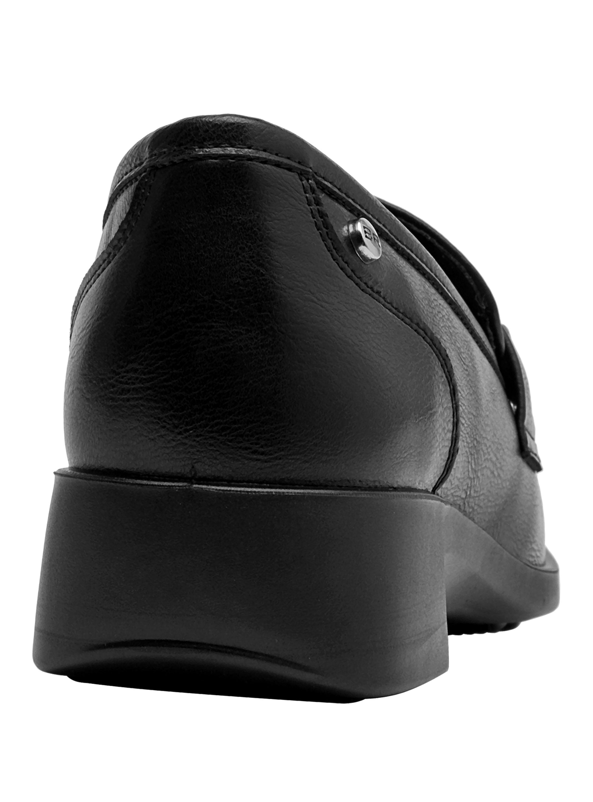 Mocasín Brm0317 Cuero Hebilla Mujer-4