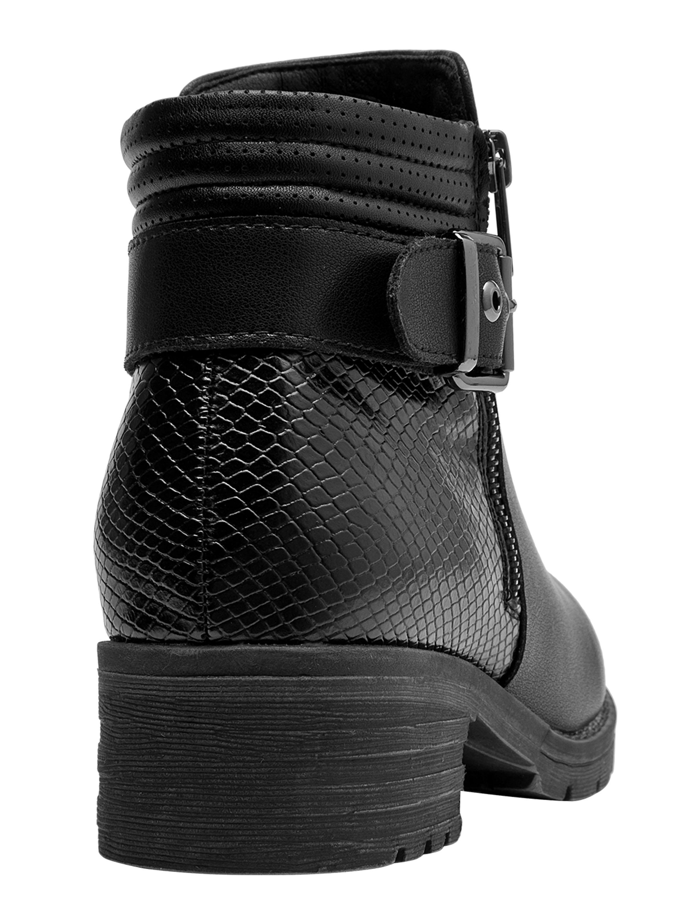 Botín Brm0345 Multi Textura Cuero Mujer-4