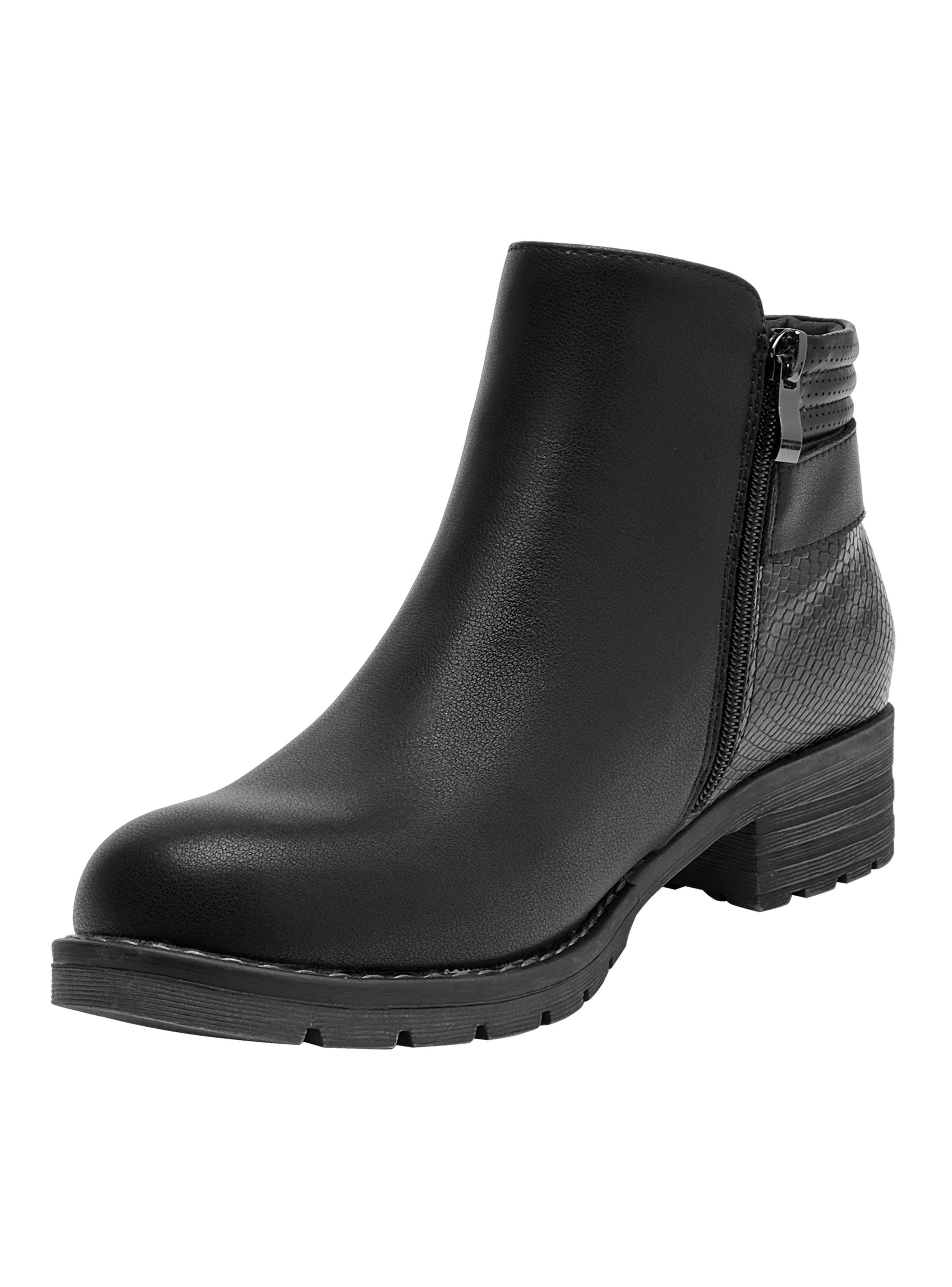 Botín Brm0345 Multi Textura Cuero Mujer-3