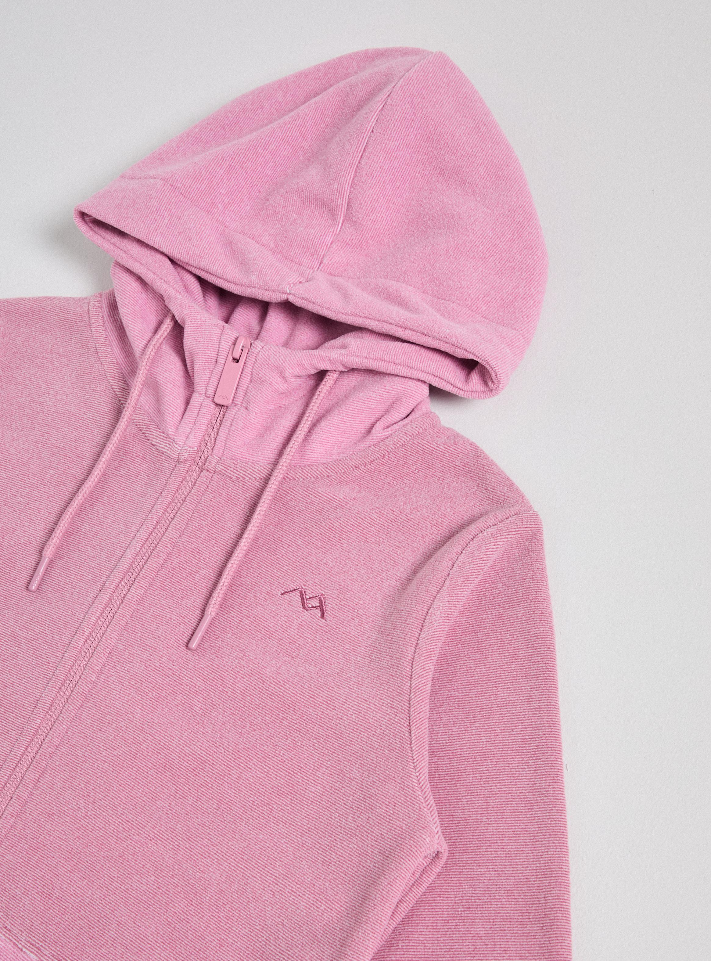 Polerón Polar Bicolor Textura con Capucha-3