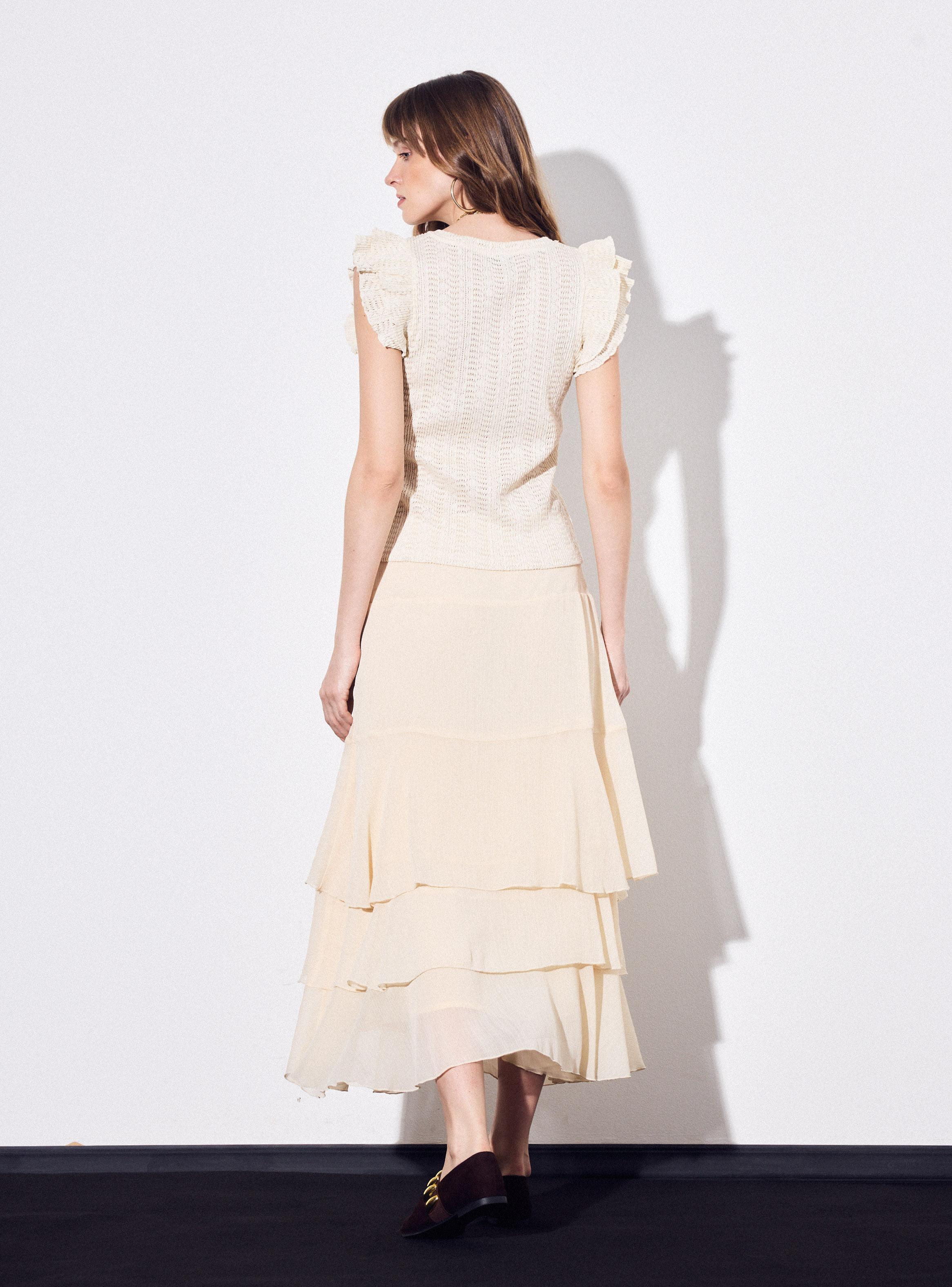 Polera Calada Manga Doble Vuelos-5