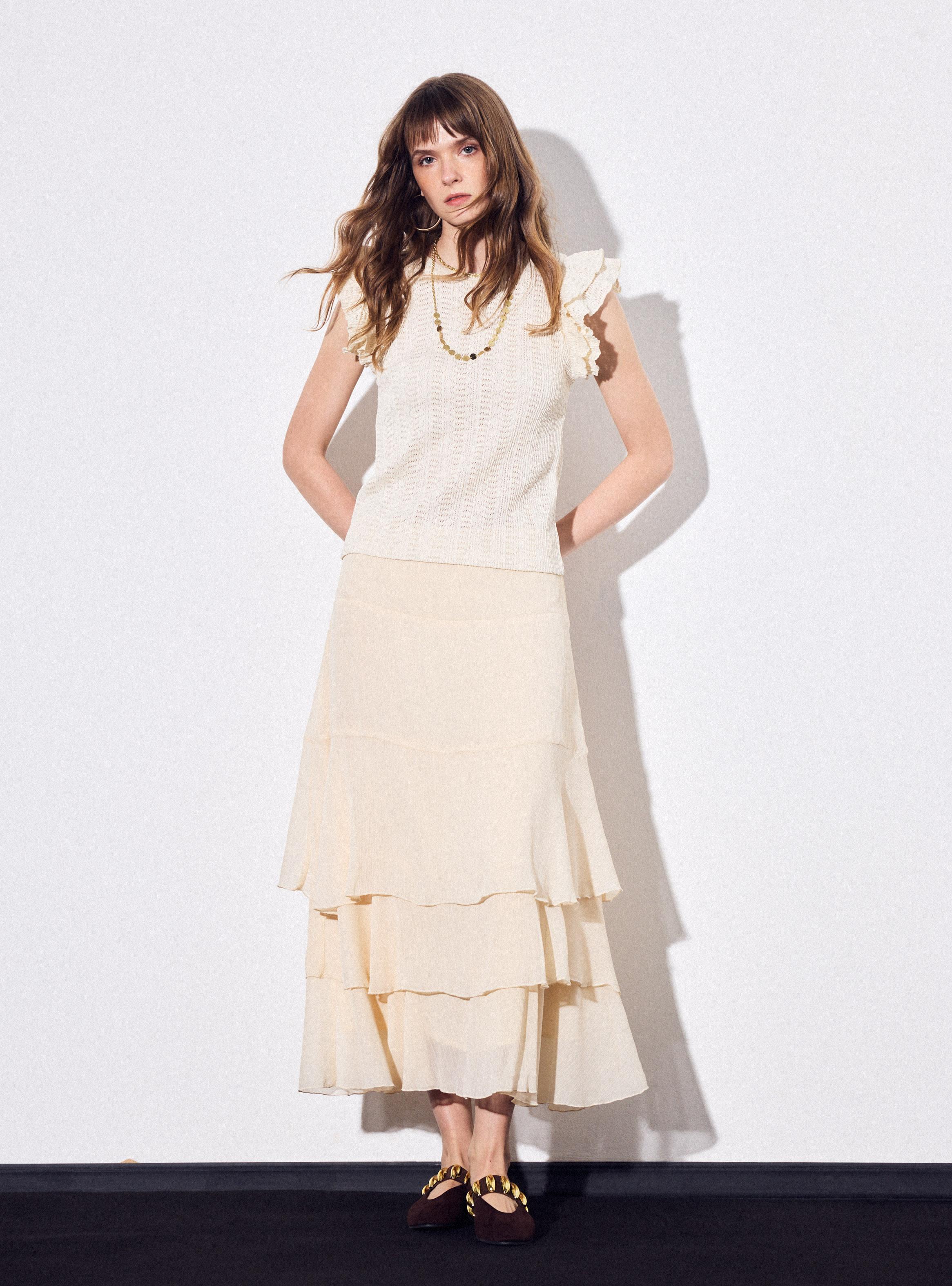 Polera Calada Manga Doble Vuelos-4