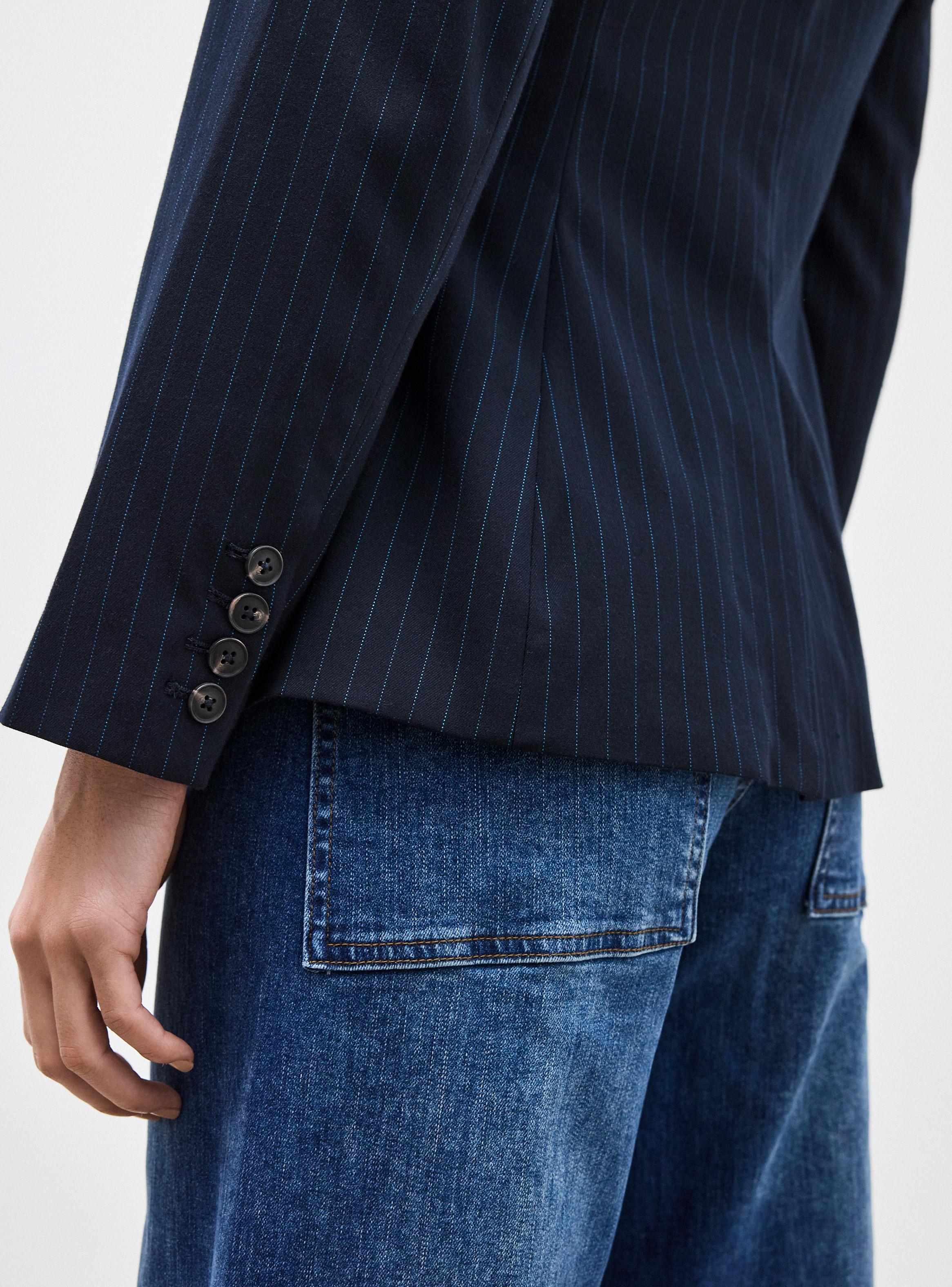 Blazer Traje Acinturado 2 Botones-3