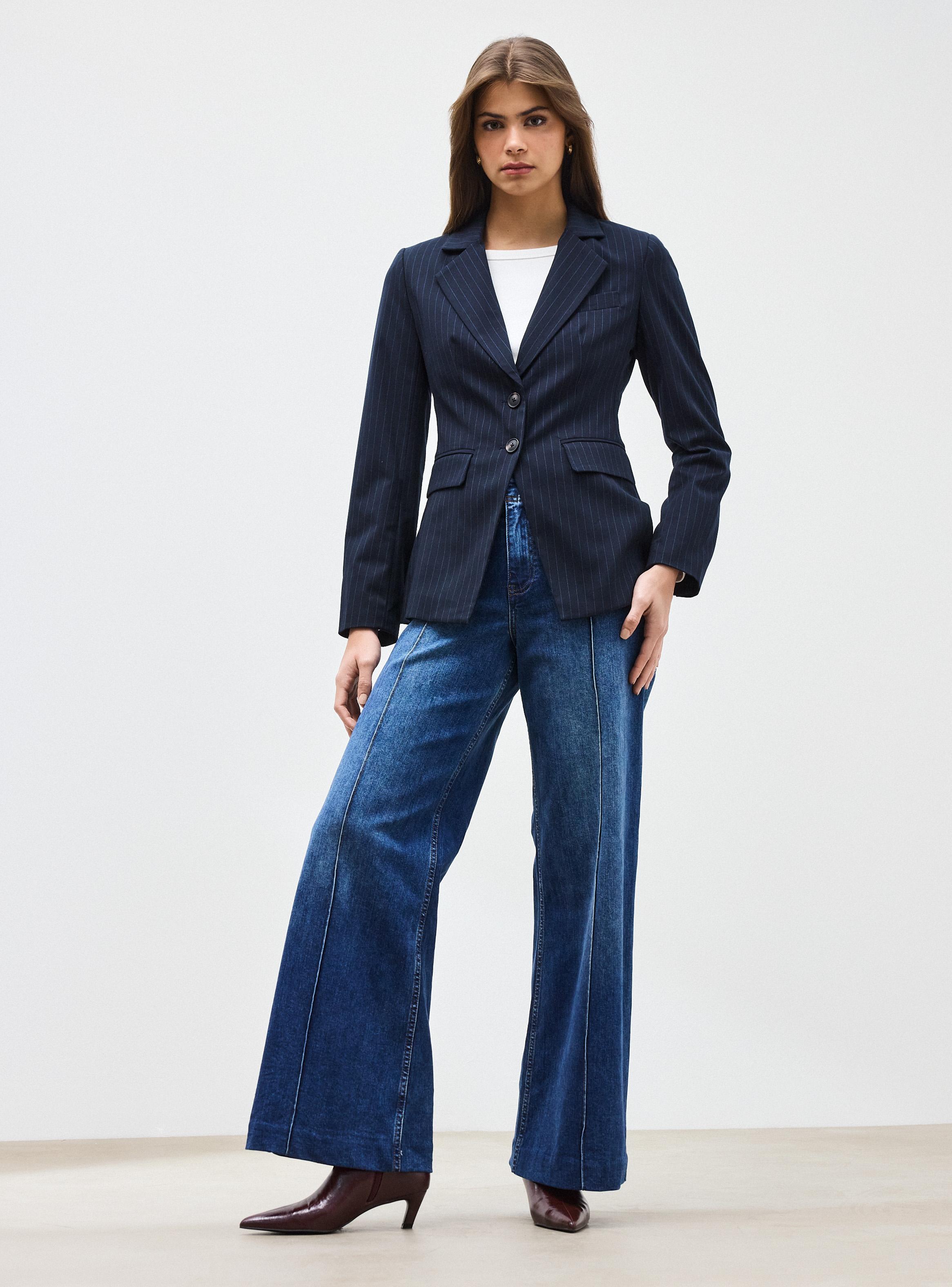 Blazer Traje Acinturado 2 Botones-4