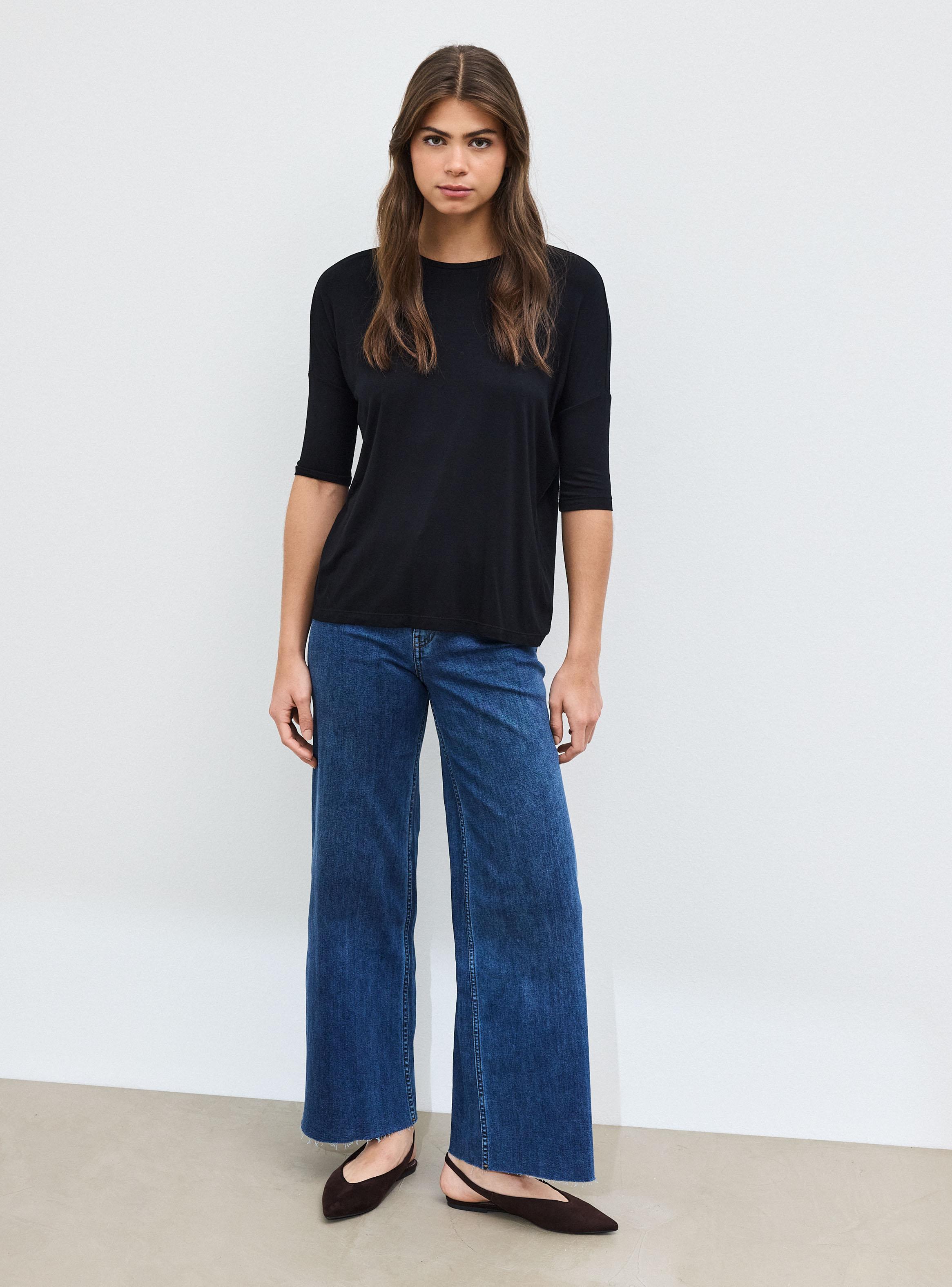 Polera Holgada Manga Tres Cuartos-4