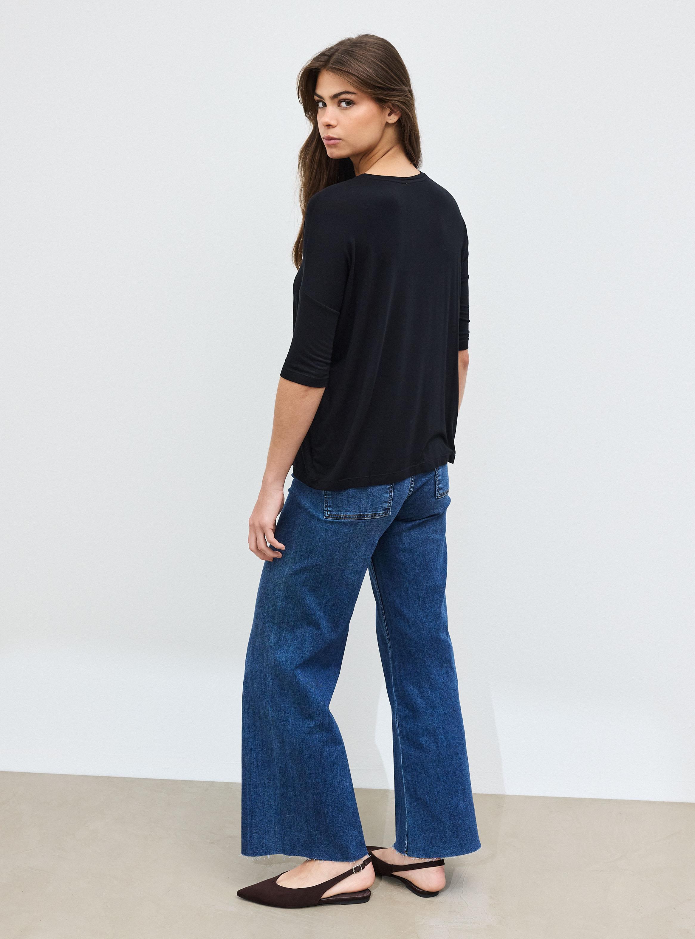 Polera Holgada Manga Tres Cuartos-5