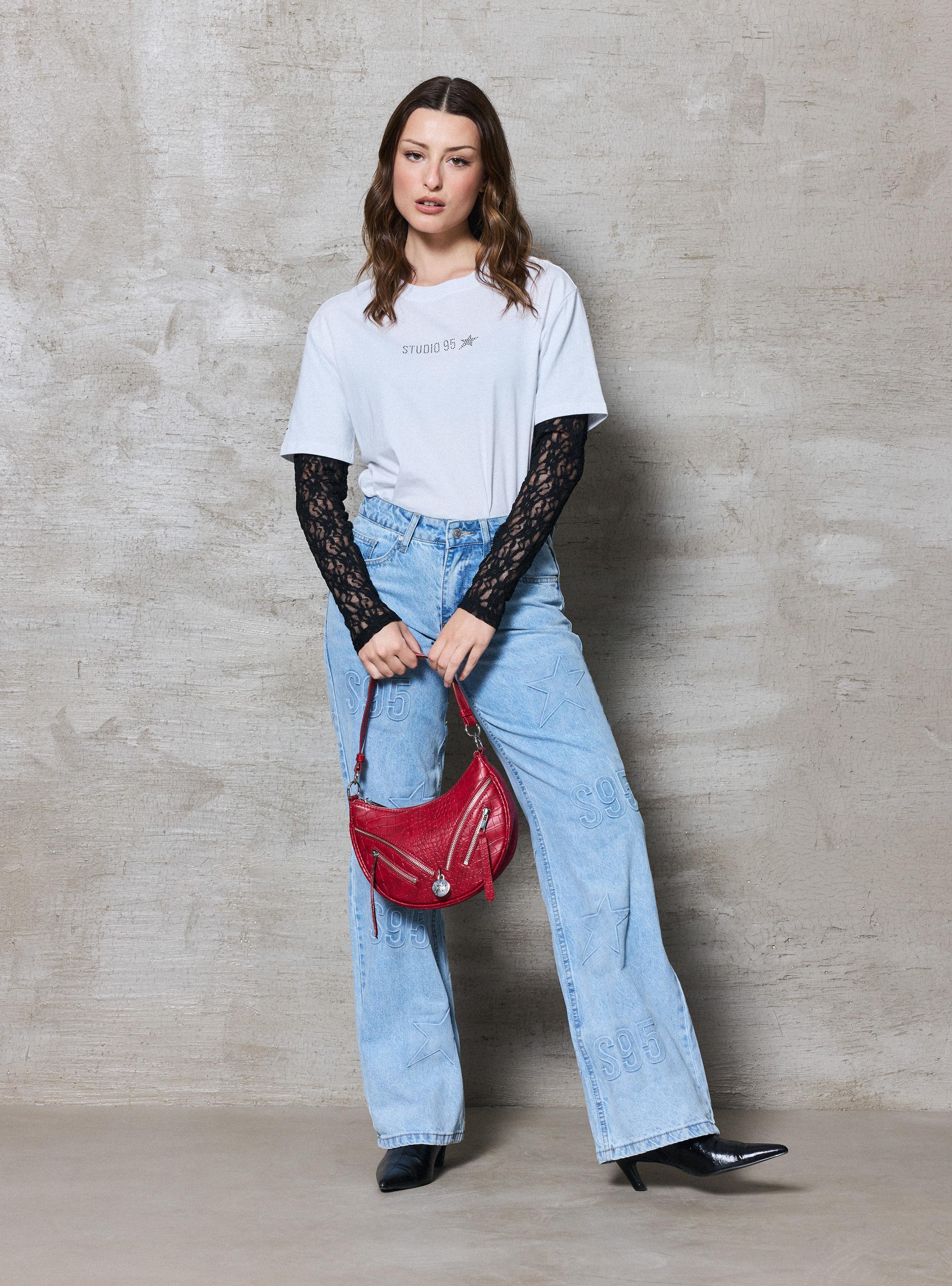 Jeans Baggy Tiro Bajo Puffin Colab Studio 95-4