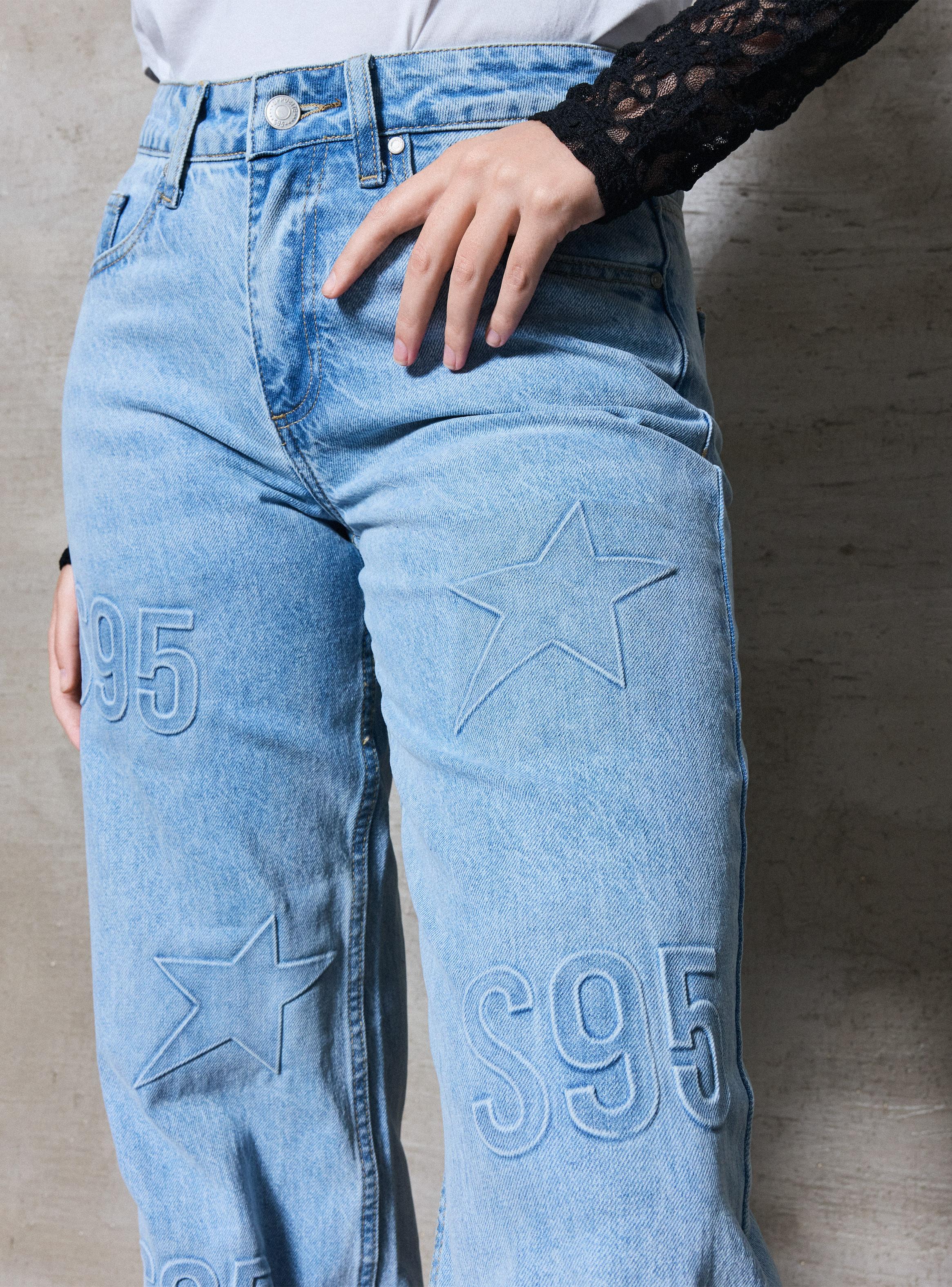 Jeans Baggy Tiro Bajo Puffin Colab Studio 95-2