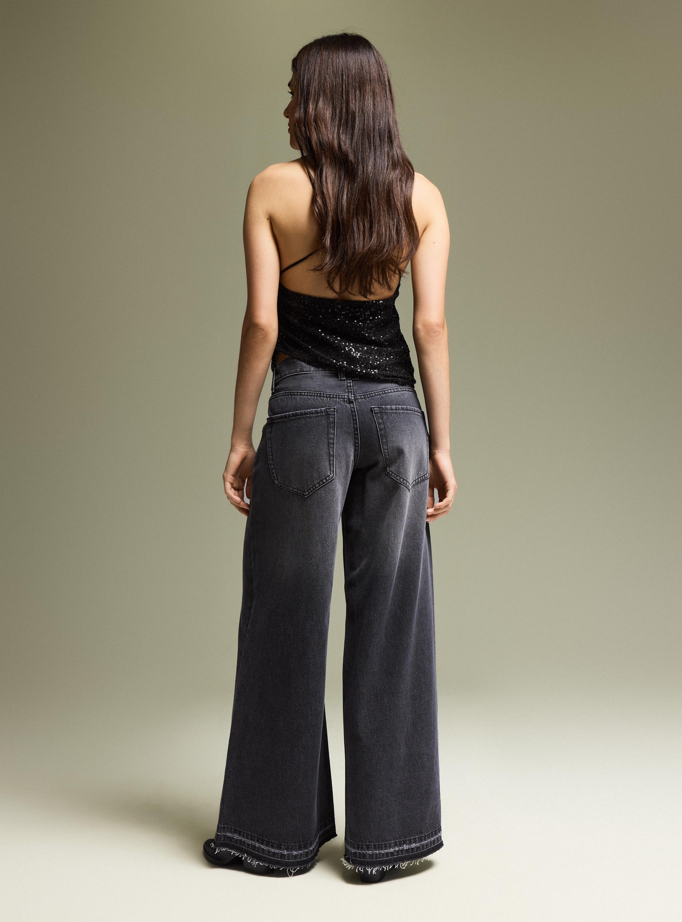 Jeans Súper Wide Leg Tiro Bajo-5