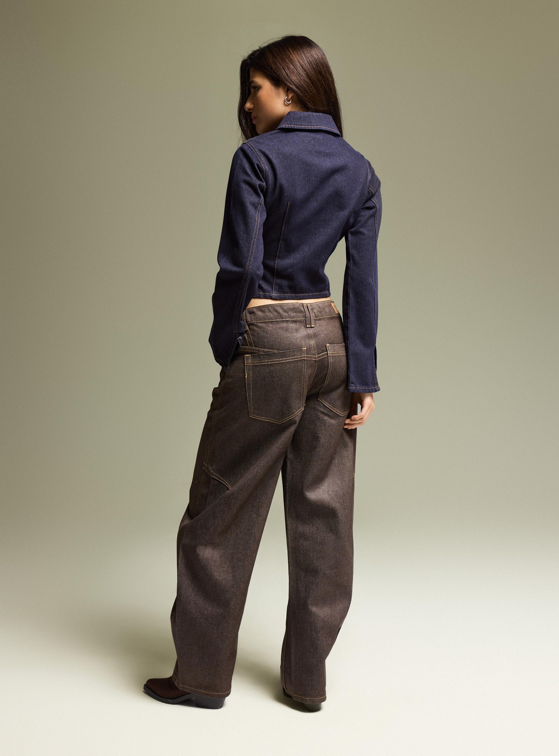 Chaqueta Vaquera con Cierre-5