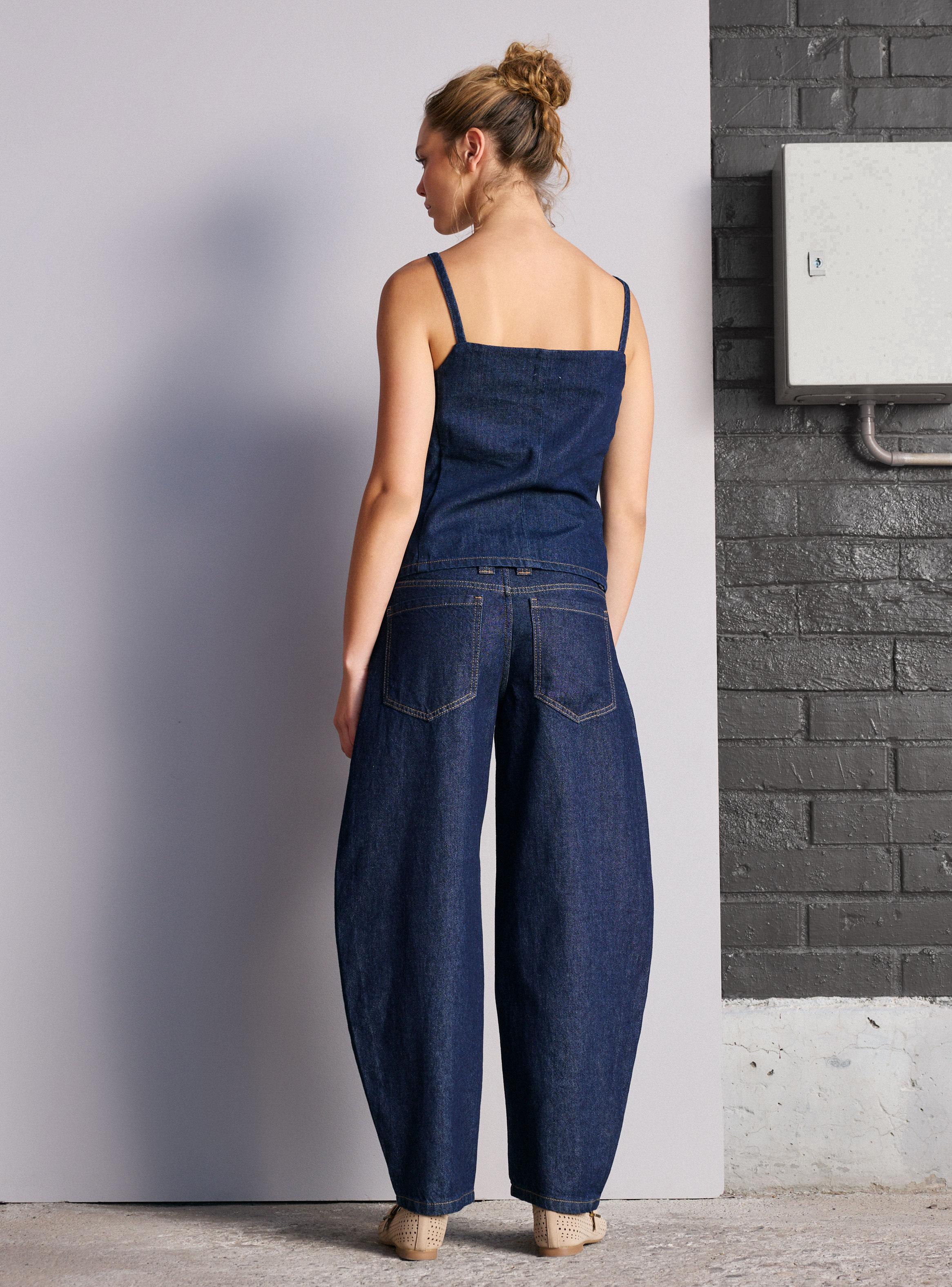 Blusa Top Pabillos Botones Delanteros-5