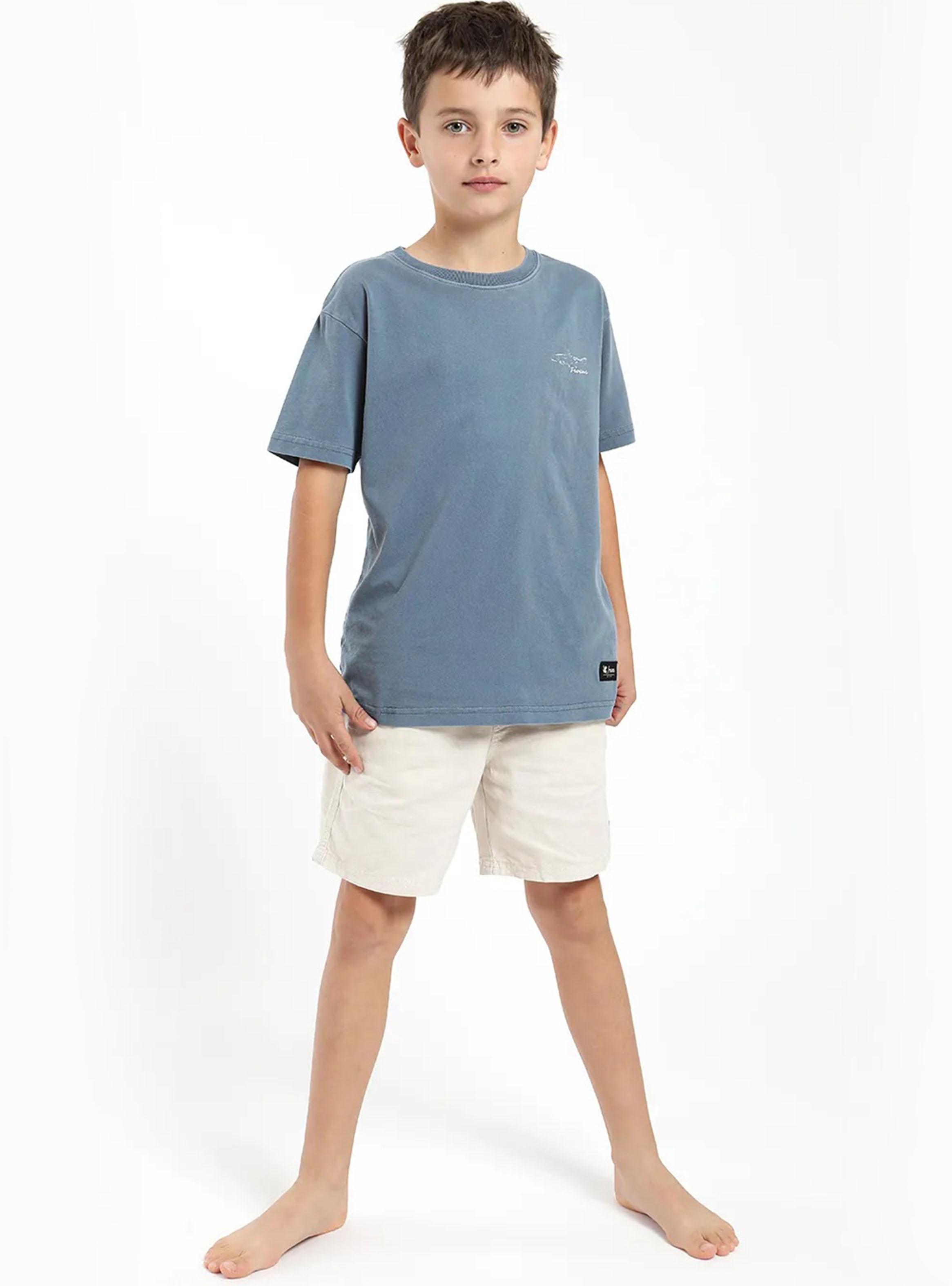 Polera Estampado Peces Niño-4