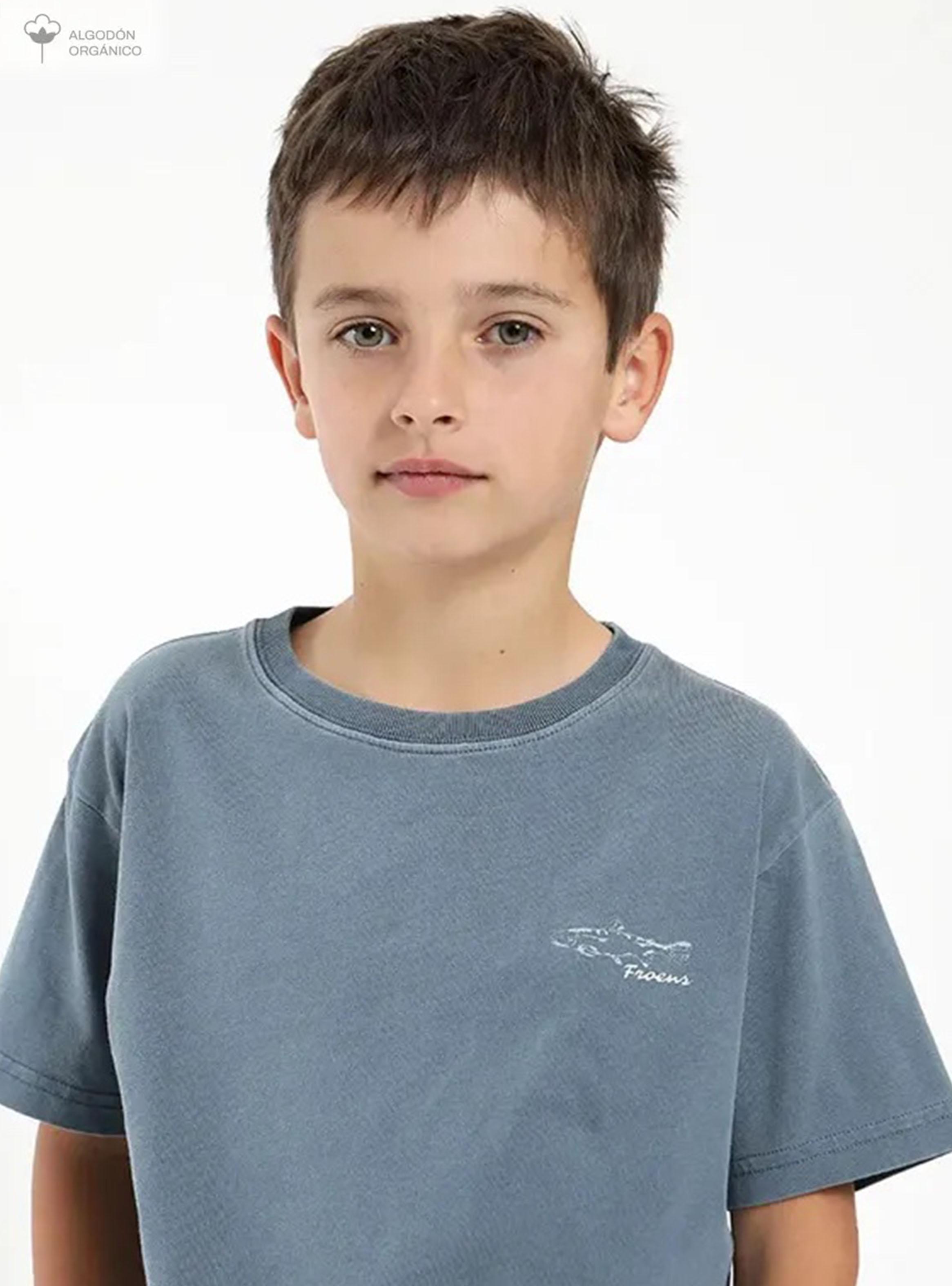 Polera Estampado Peces Niño-2