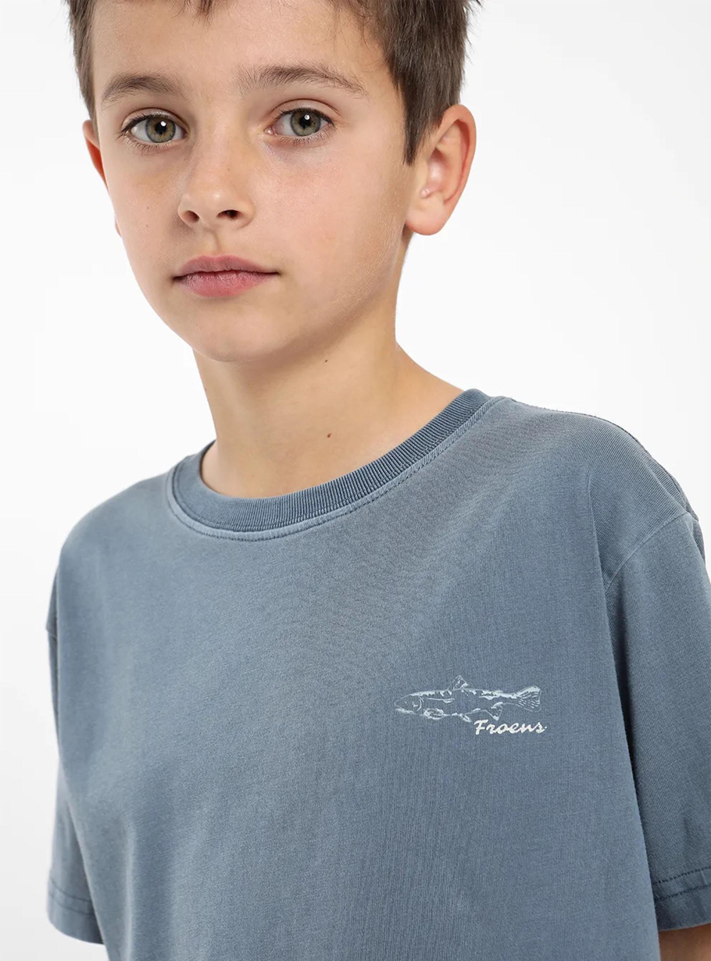 Polera Estampado Peces Niño-3