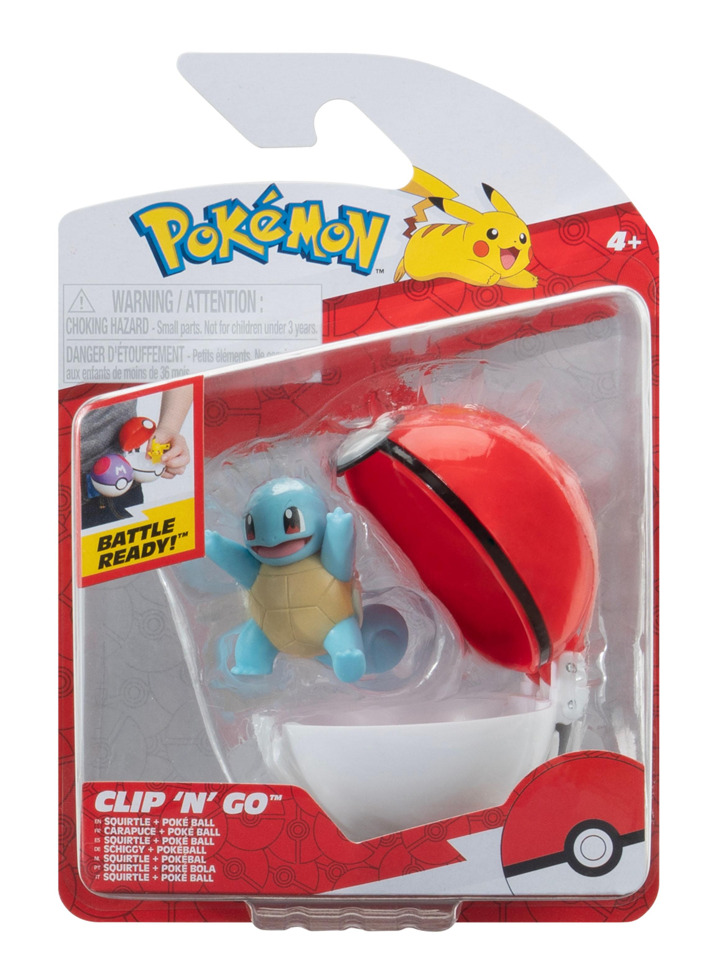 Figura de Batalla Squirtle con Pokebola-5