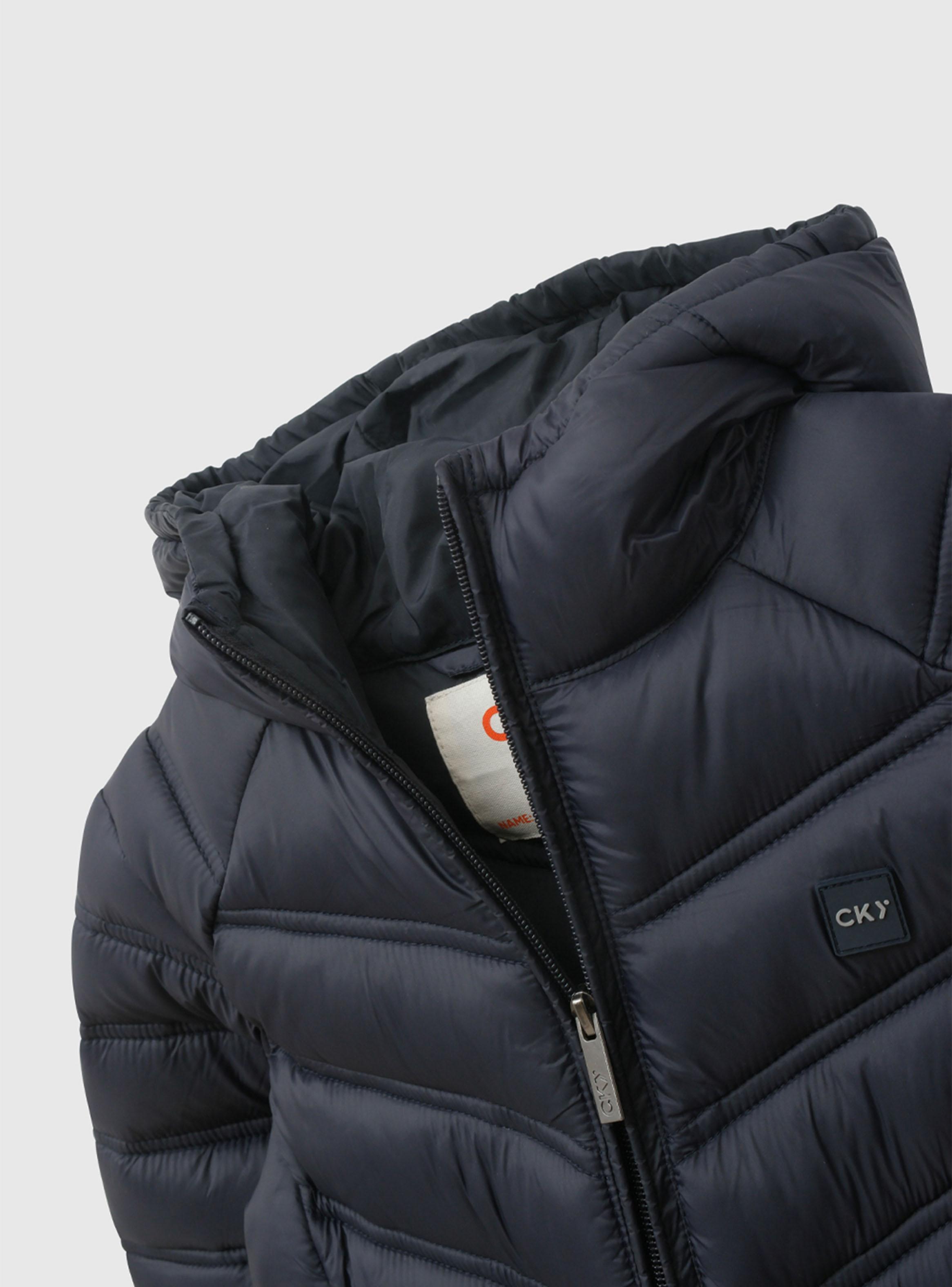 Parka Acolchada con Cierre y Capucha-2