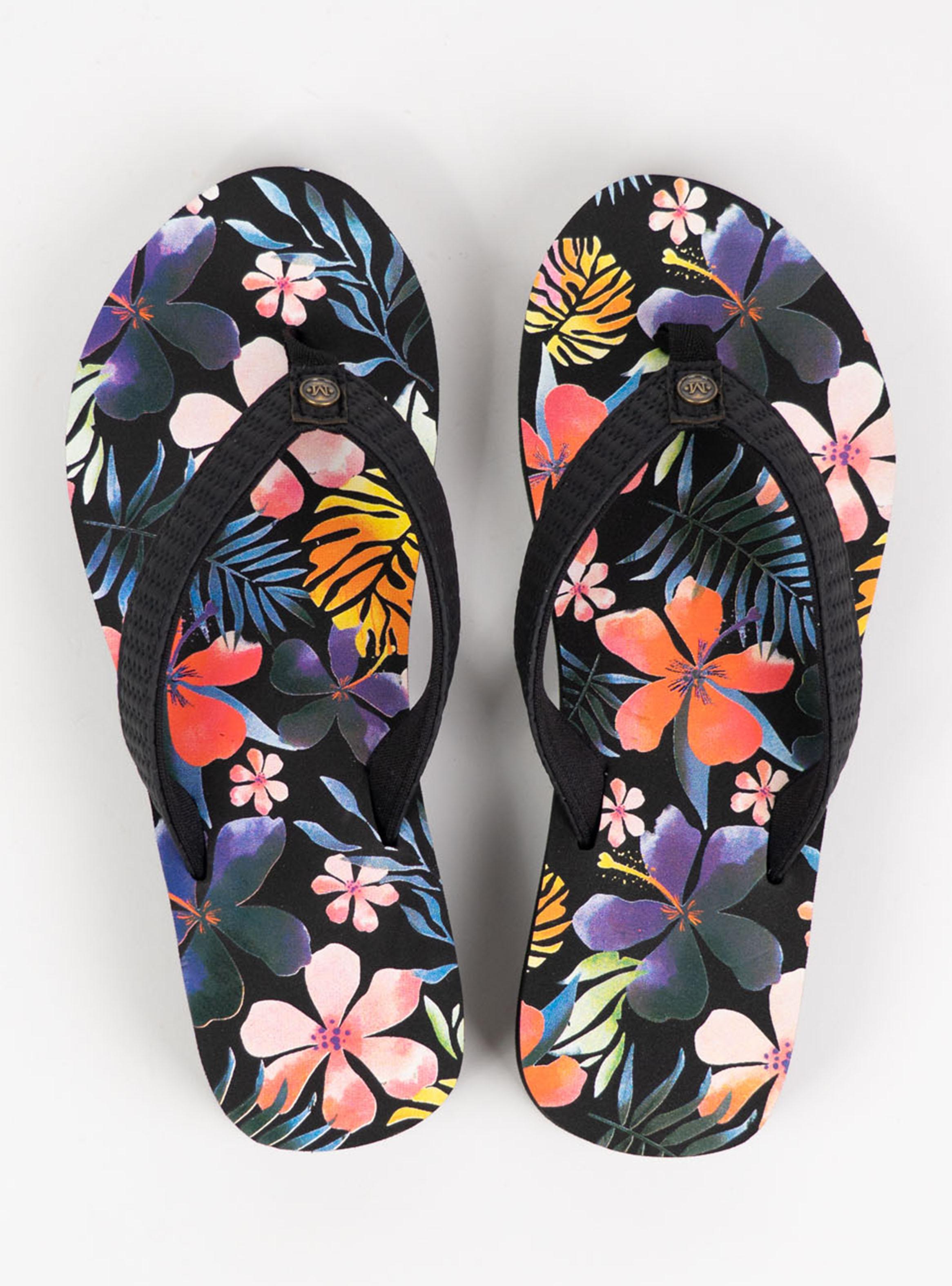 Sandalia Color Flores Print Mujer-2