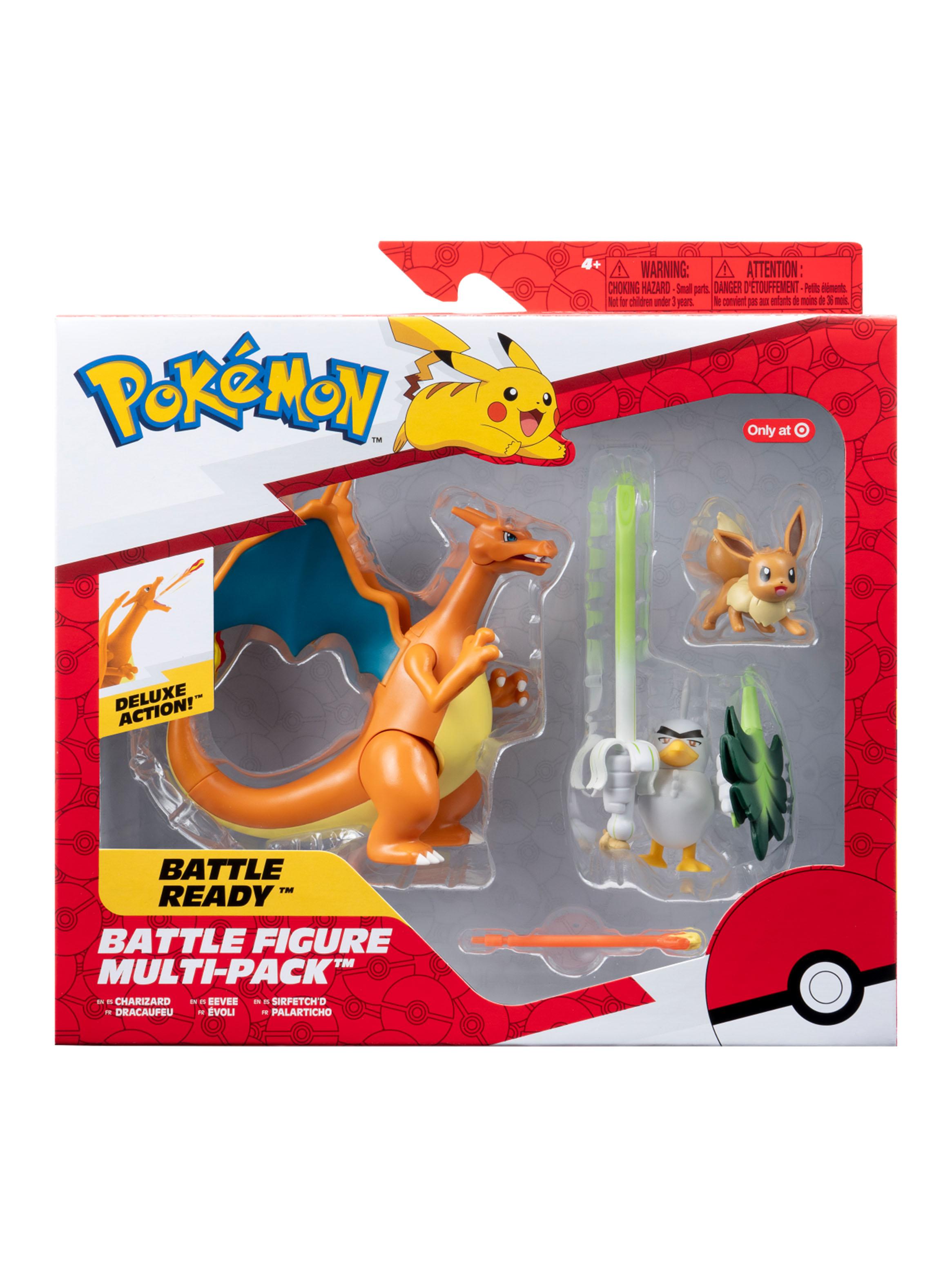 Pack Figuras de Batalla Eevee 2' + Sirfetch´d 3' y Charizard 4,5'-4