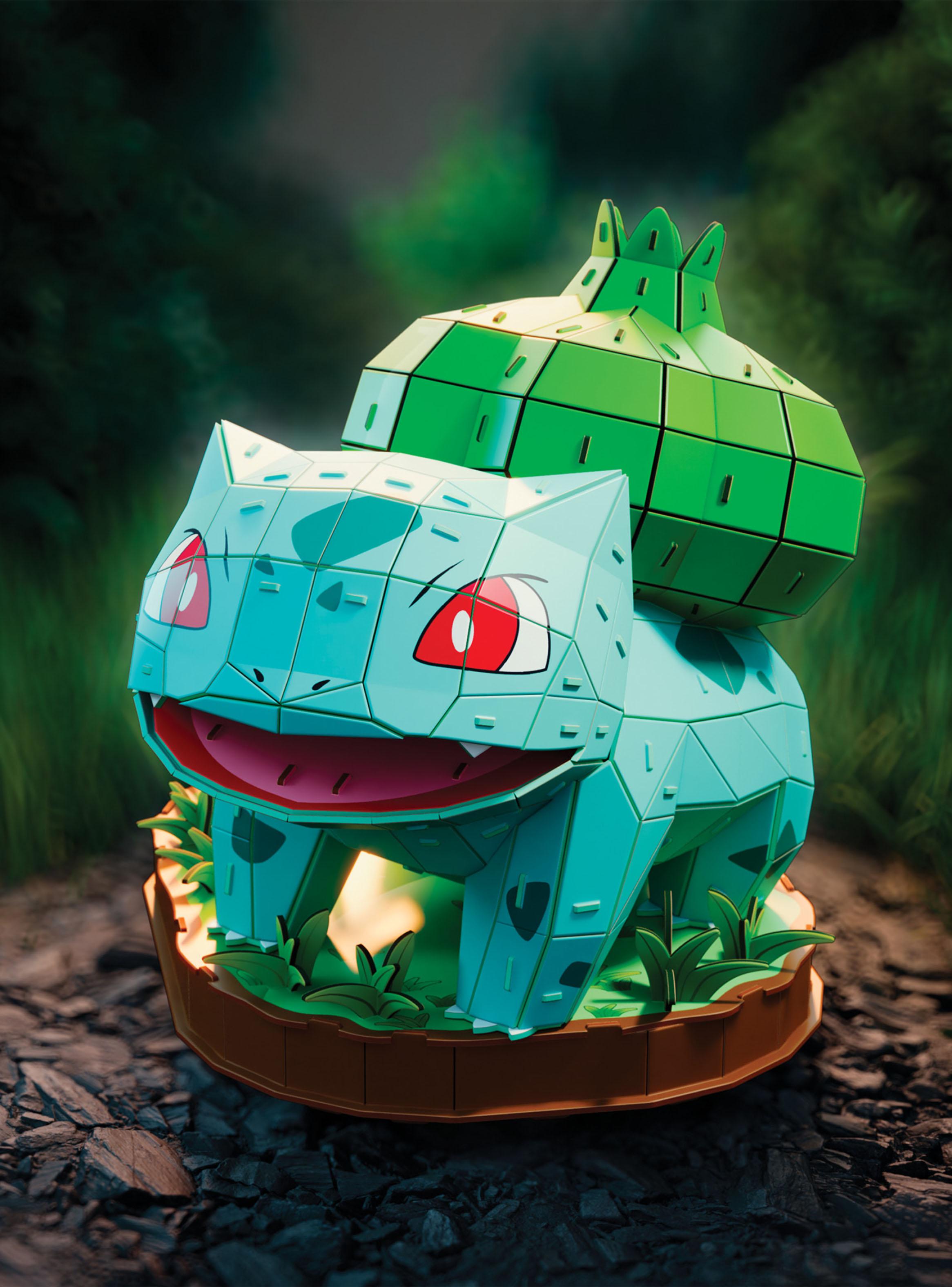 Puzzle 3D Bulbasaur-4
